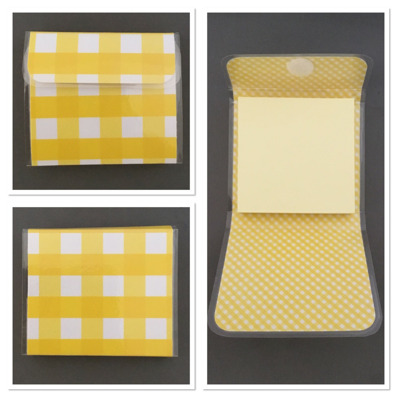 Sticky Note Holder Fold-Up Case (Plain-No Logo) Mix & Match Can Personalize
