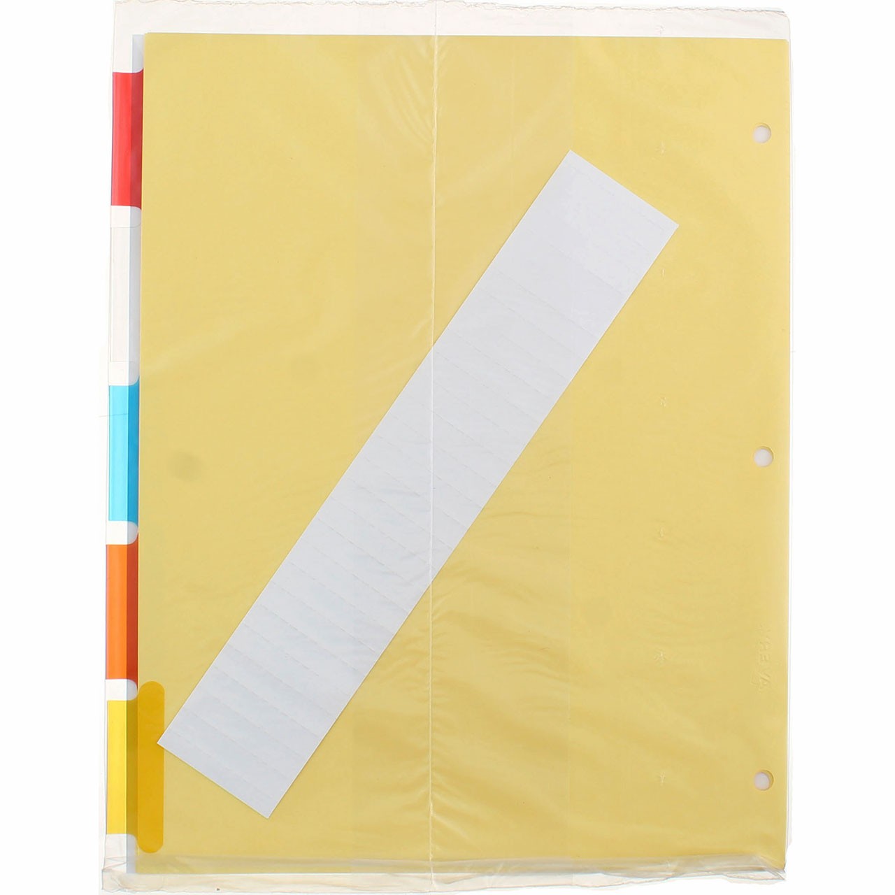 4 Pack Avery Insertable Dividers, Buff Paper, 8.5in X 11in, Multicolor, 5 Ct