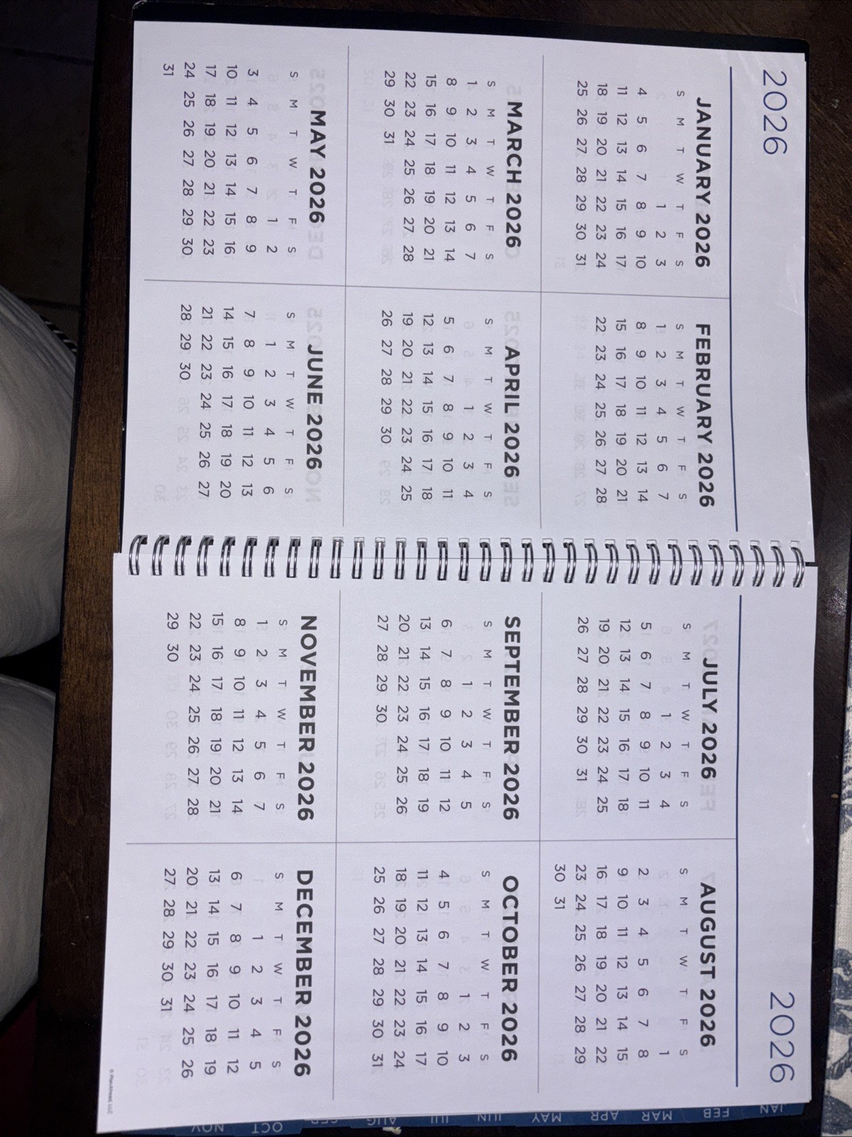 See It Bigger NEW 2026 Planner Contacts 9×11″ 890576 Black Grid Cover