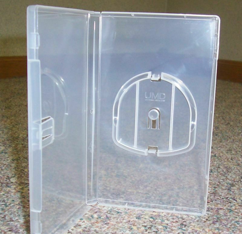 10 PCS UMD GAME CASE W/ SLEEVE, SUPER CLEAR, JS150, FREE SHIPPING