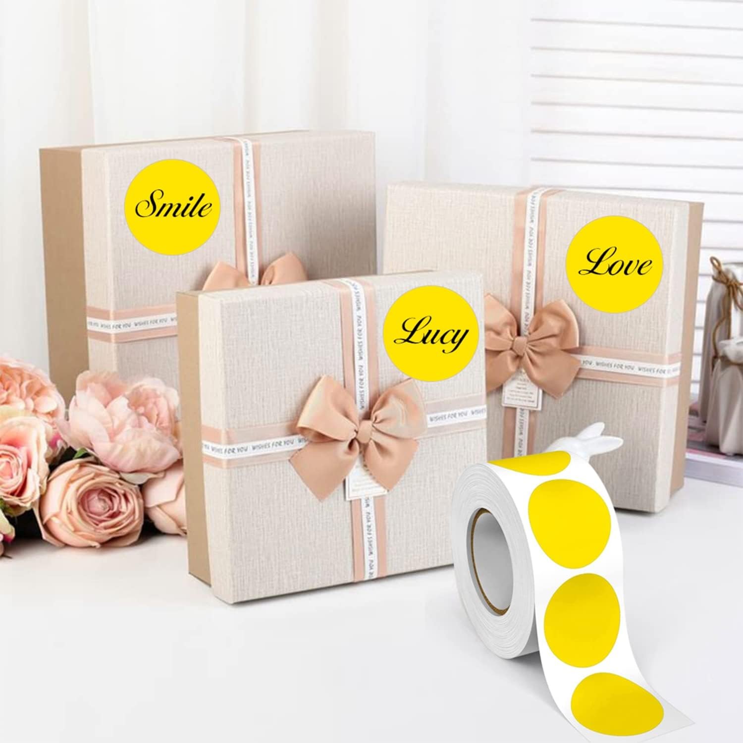 2inch Circle/Square Thermal Labels Self-Adhesive Sticker Round For Zebra MUNBYN