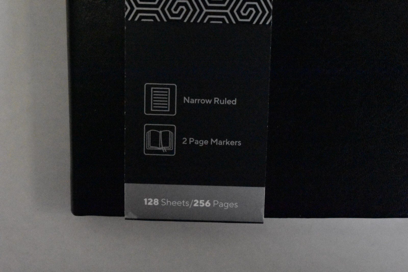 Tru Red Medium Flexible Cover Ruled Journal Black with Ivory Paper Pack Of 4