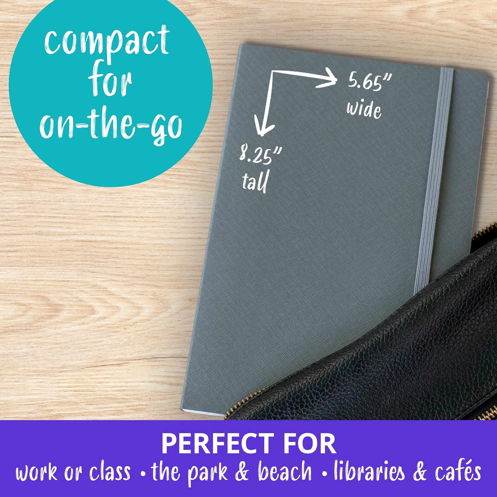 Papercode Luxury Lined Journal Notebooks- Journals For Writing w/ 130 Perforated