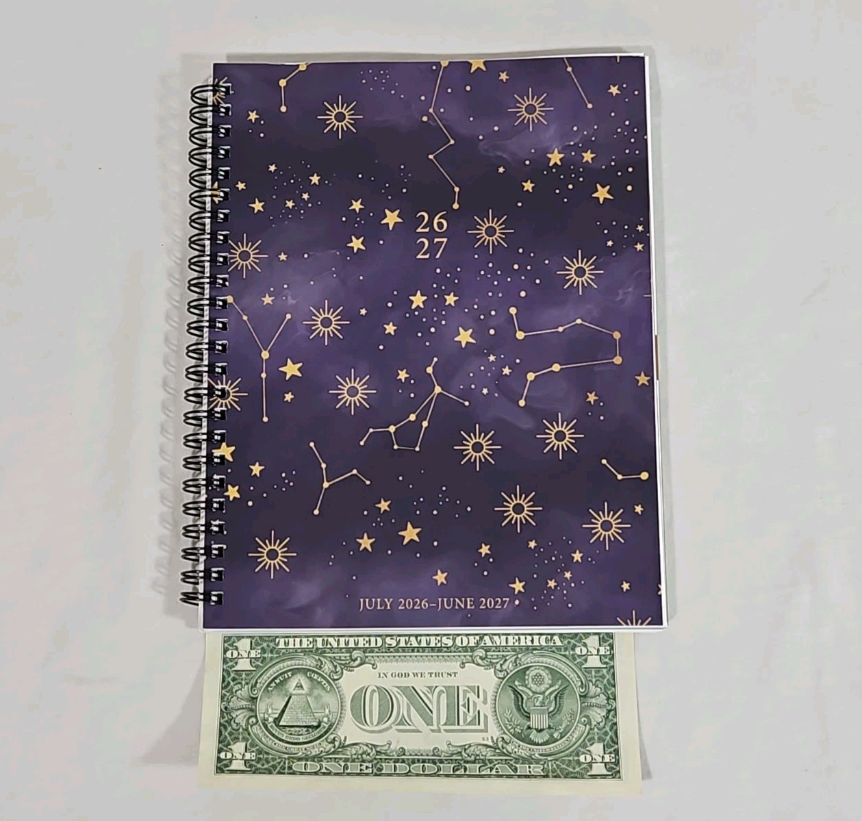 Academic Weekly Planner Starry Intentions 2026 2027 Calendar Tasks 6.5 in 8.5 in