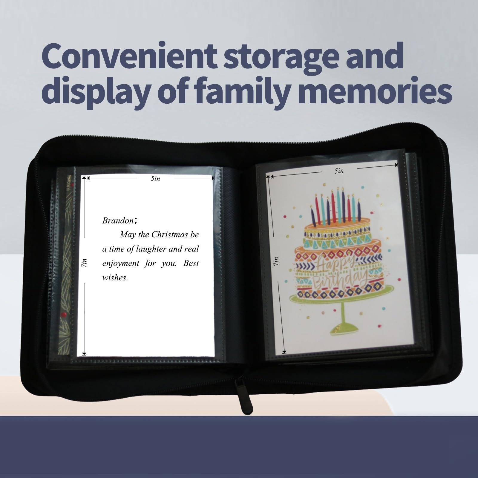 Greeting Card Binder Greeting Card Organizer Compatible Storage and Display 5