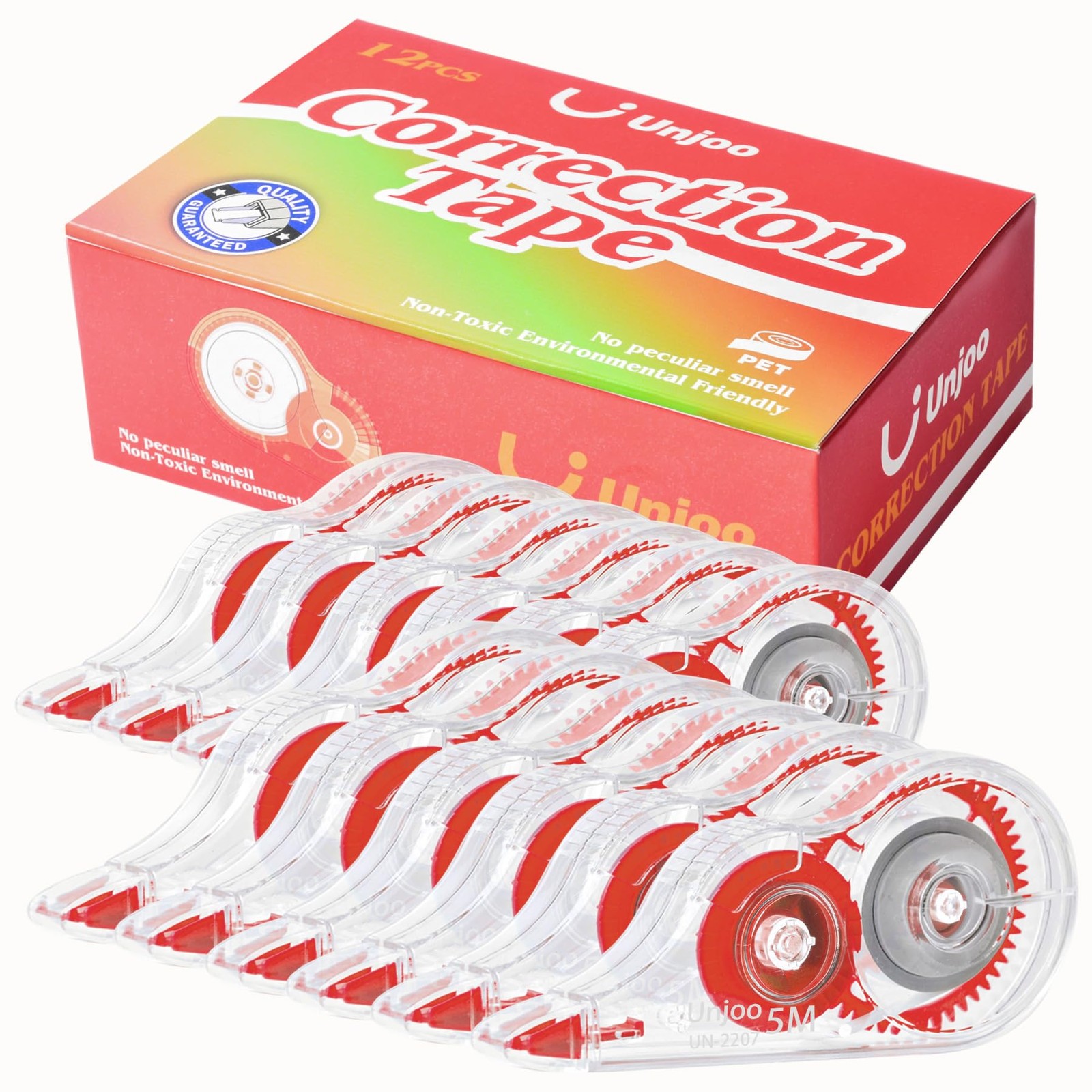 White Correction Tape, Easy To Use Applicator for Instant Corrections Wrong Writ