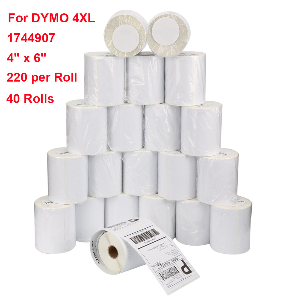 40 Rolls DYMO 4×6 Direct Thermal Shipping Labels – 220 per roll – 8800 labels