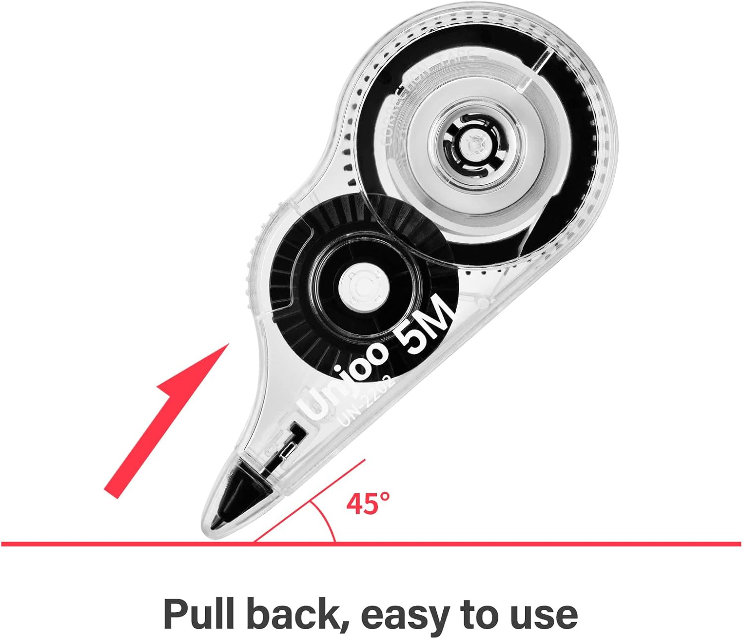 White Correction Tape, Easy To Use Applicator for Instant Corrections Wrong Writ