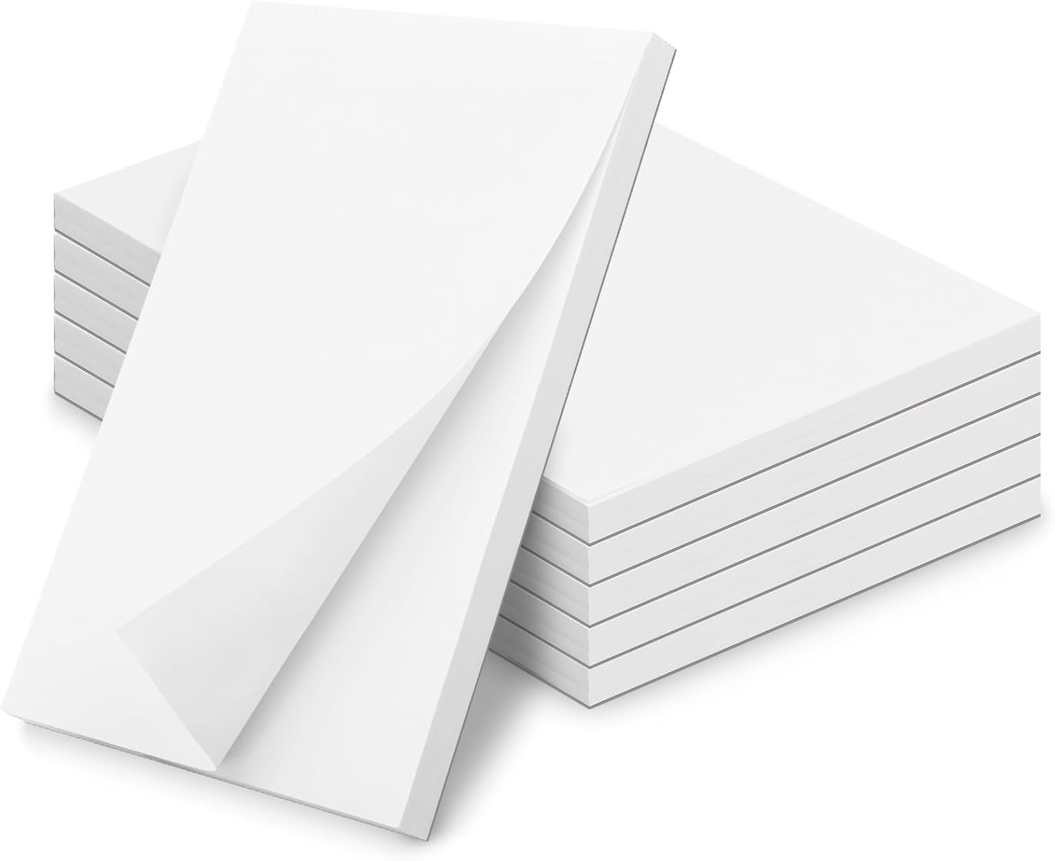 Note Pads 4X6 Inch, 6 Pack Blank Scratch Pads, 50 Sheets per Memo Pad for Writin