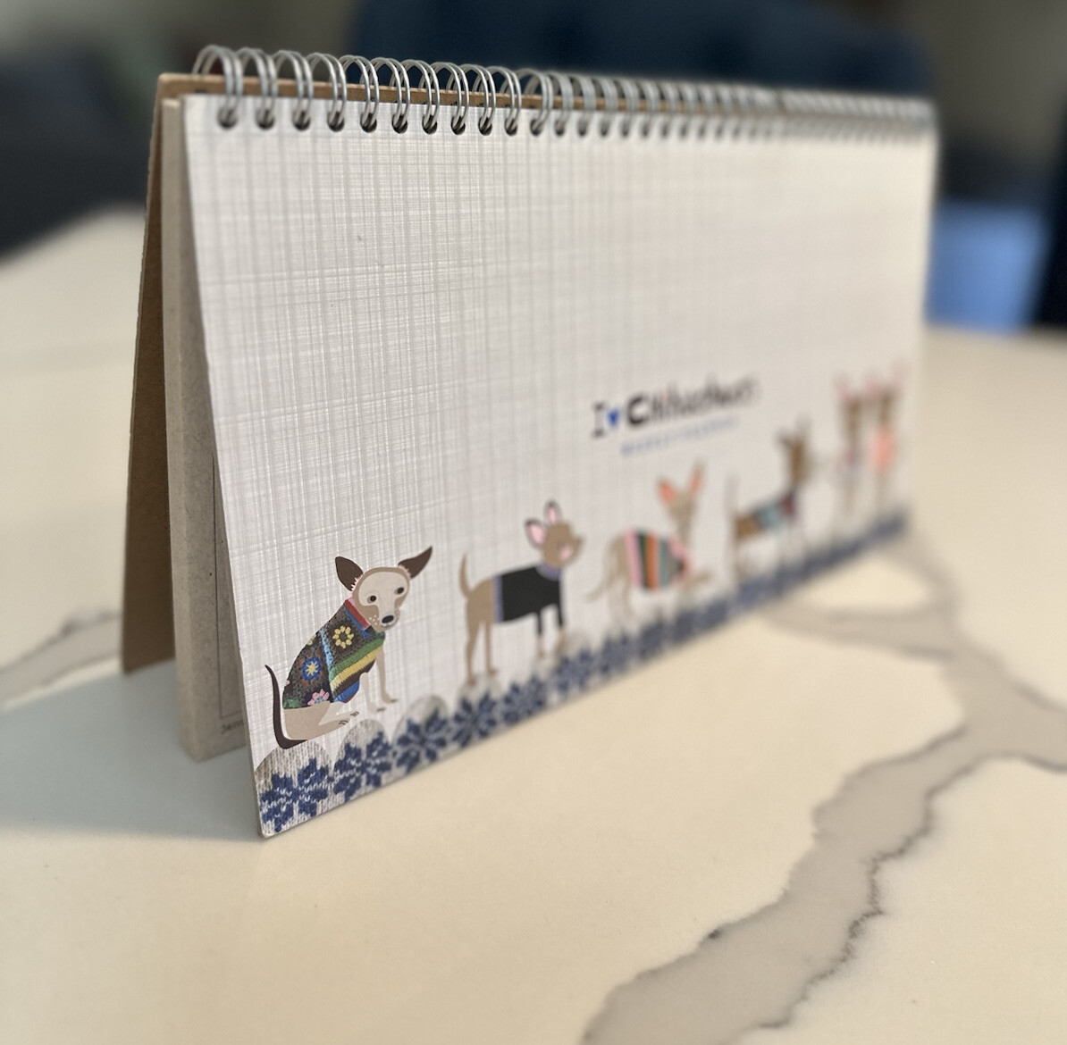 I Love Chihuahuas Weekly Planner Dog Lovers Made in Canada