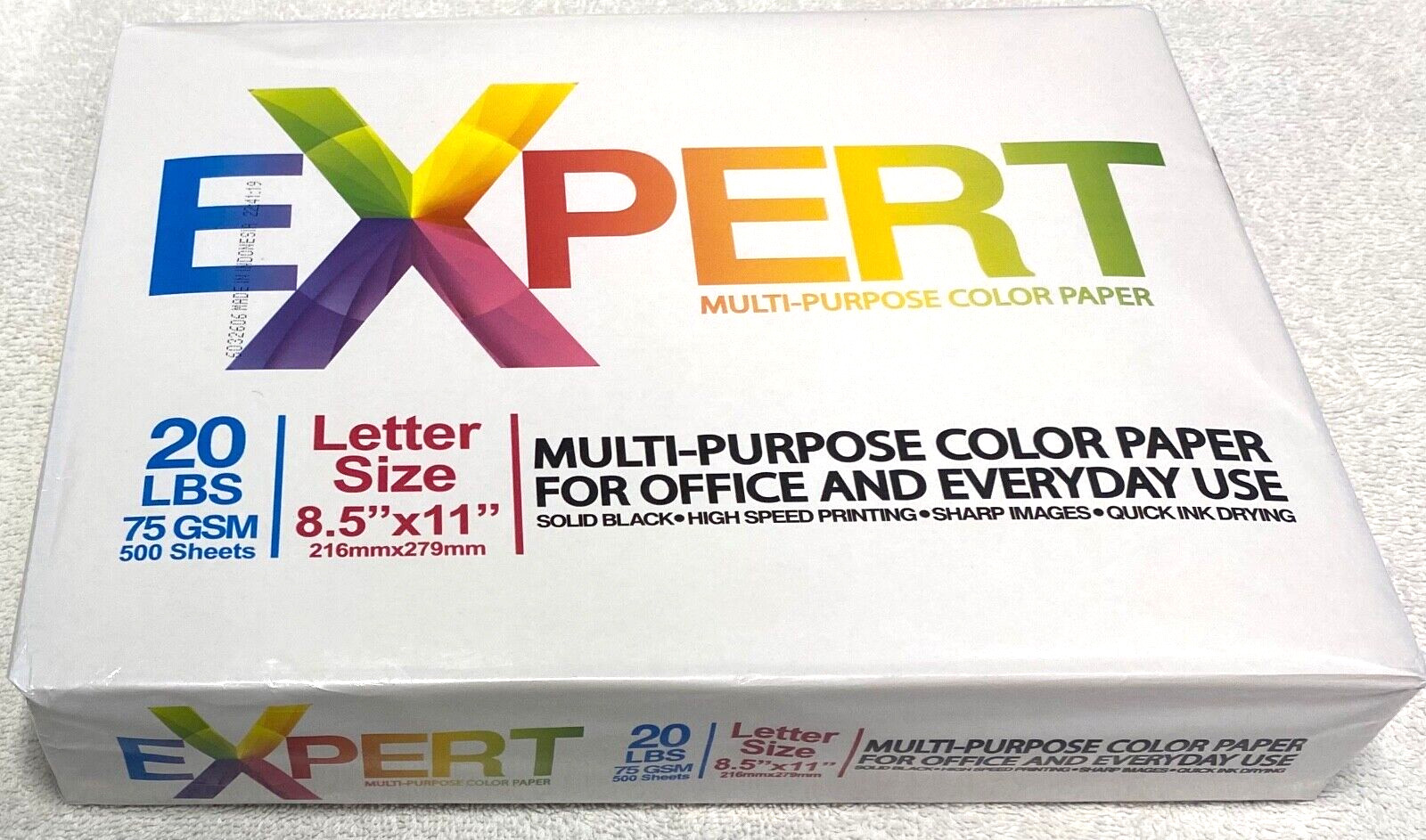 BRIGHT Canary Yellow Copy Paper Expert Multi-Purpose 20lb 500 Sheets SmoothStyle