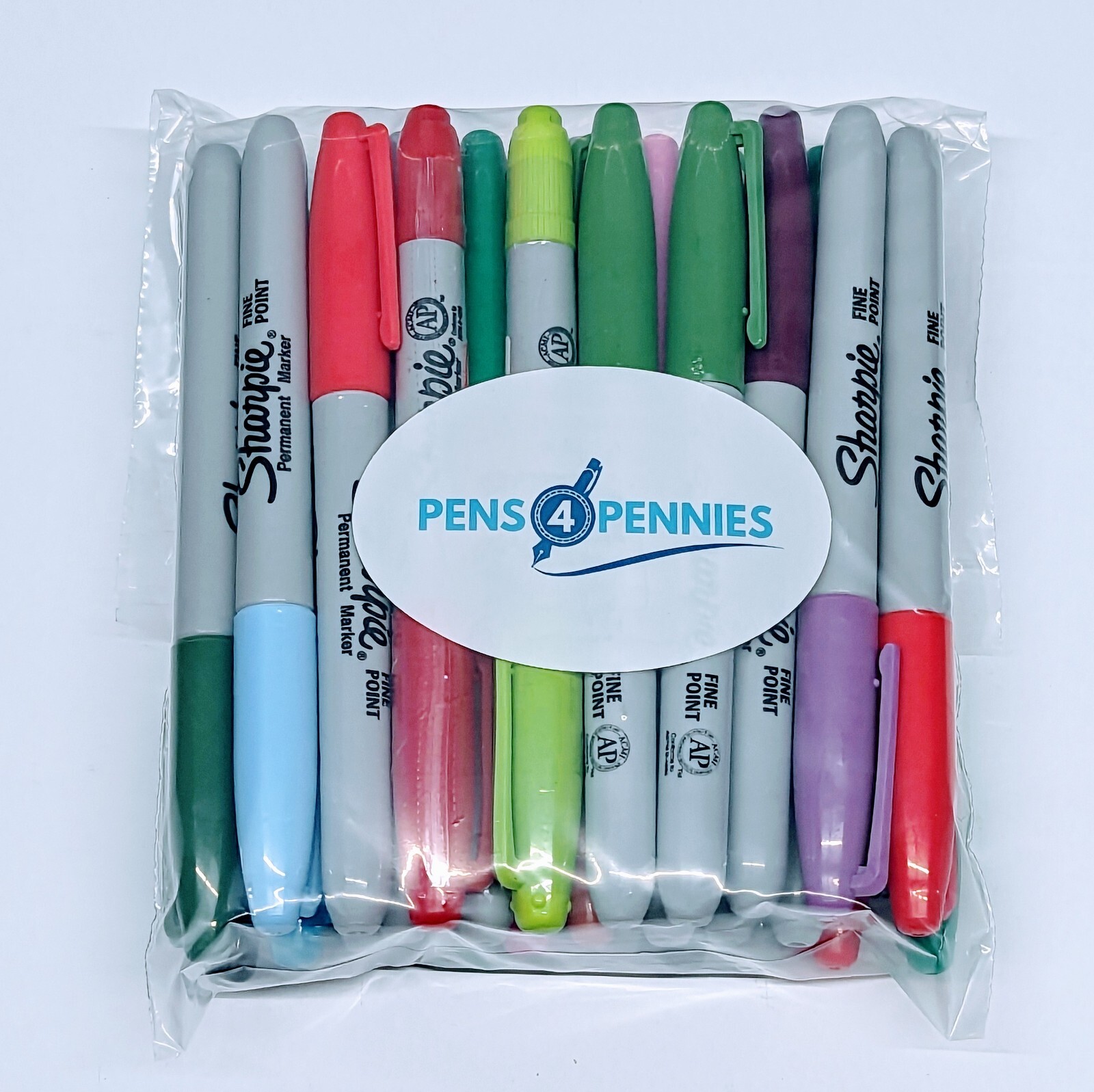 30ct Sharpie Marker Lot: Factory Assembly Errors/ Overstock/ Random Ink Colors