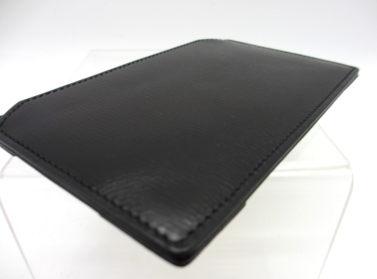 Jotter Leather 3×5″ Personal Pocket Refillable 24 Cards Graphic Image BLACK