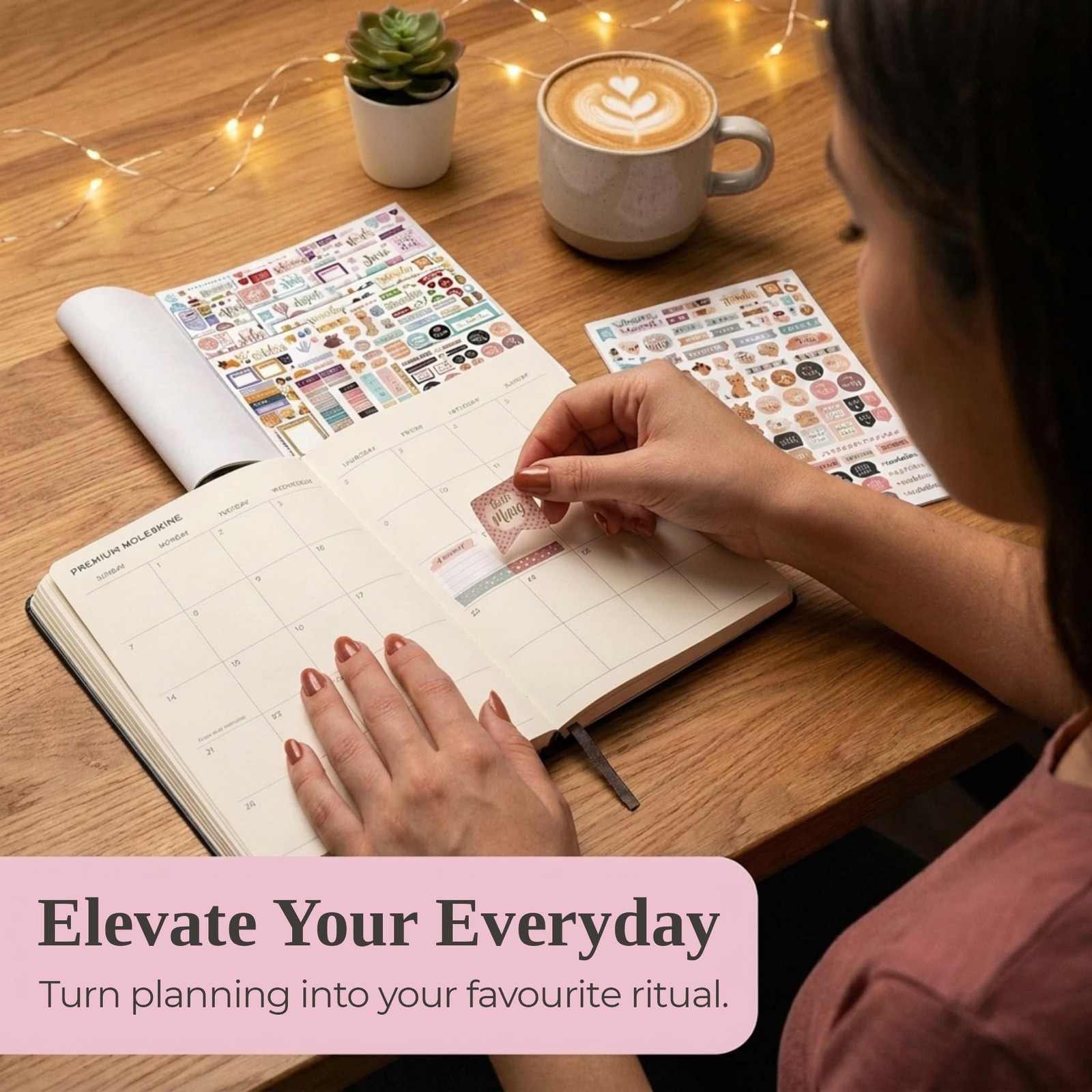 Aesthetic Monthly Planner Stickers – 1100+ Beautiful Design m, Sheets