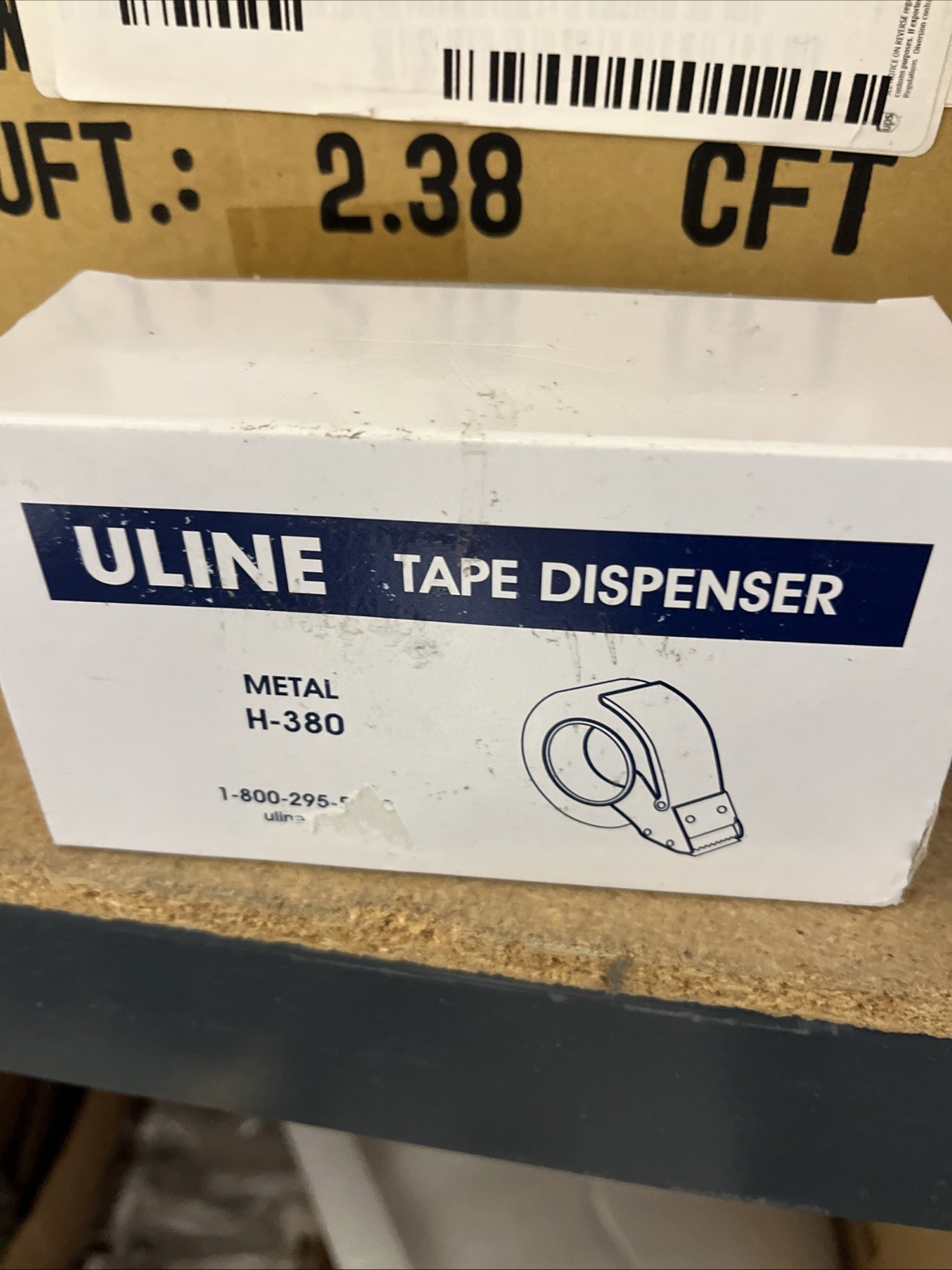 Uline H-380 2″ Metal Strapping Tape Dispenser NEW ~FREE SHIPPING~