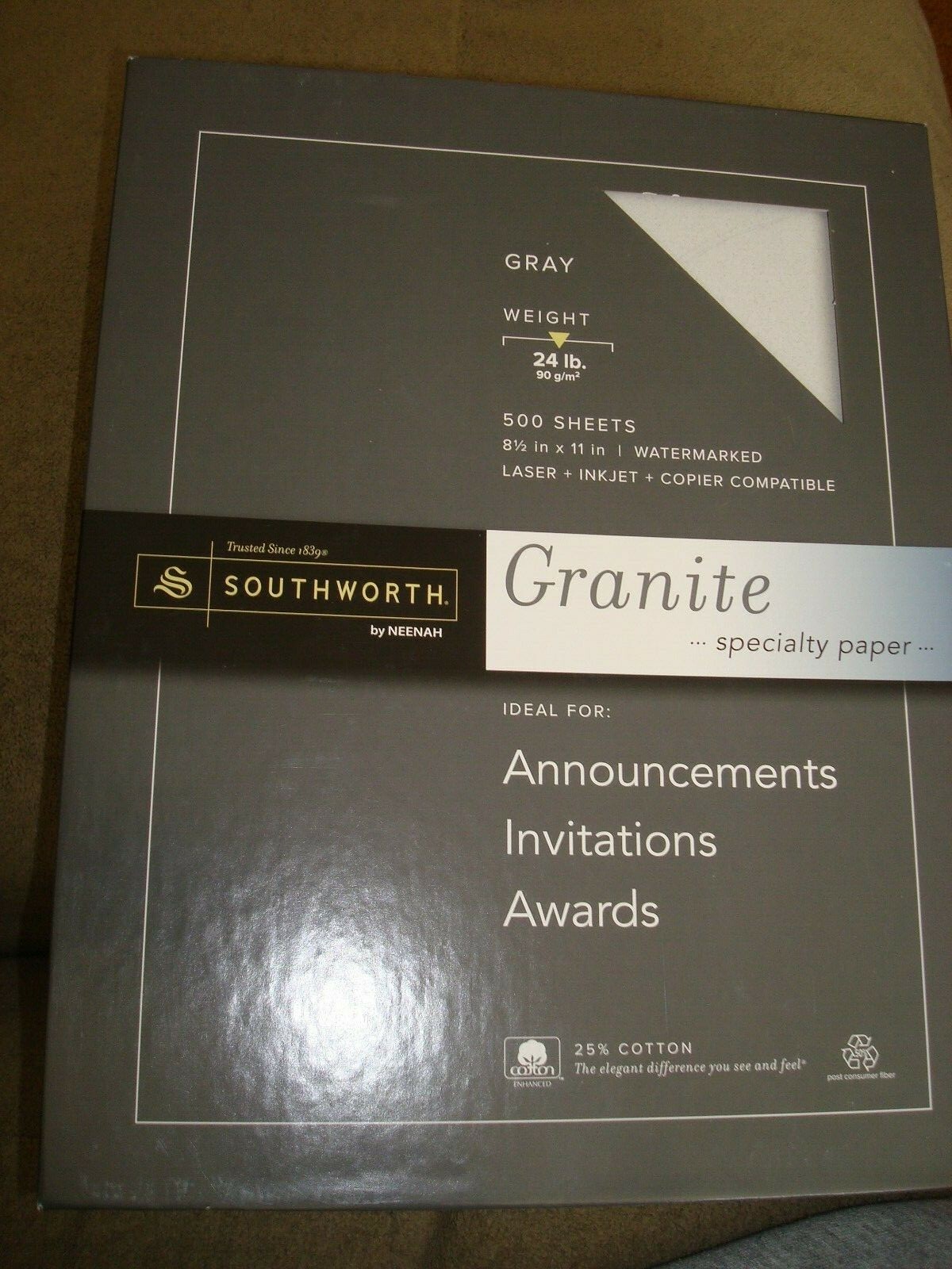 SOUTHWORTH GRANITE SPECIALTY PAPER 24 LB