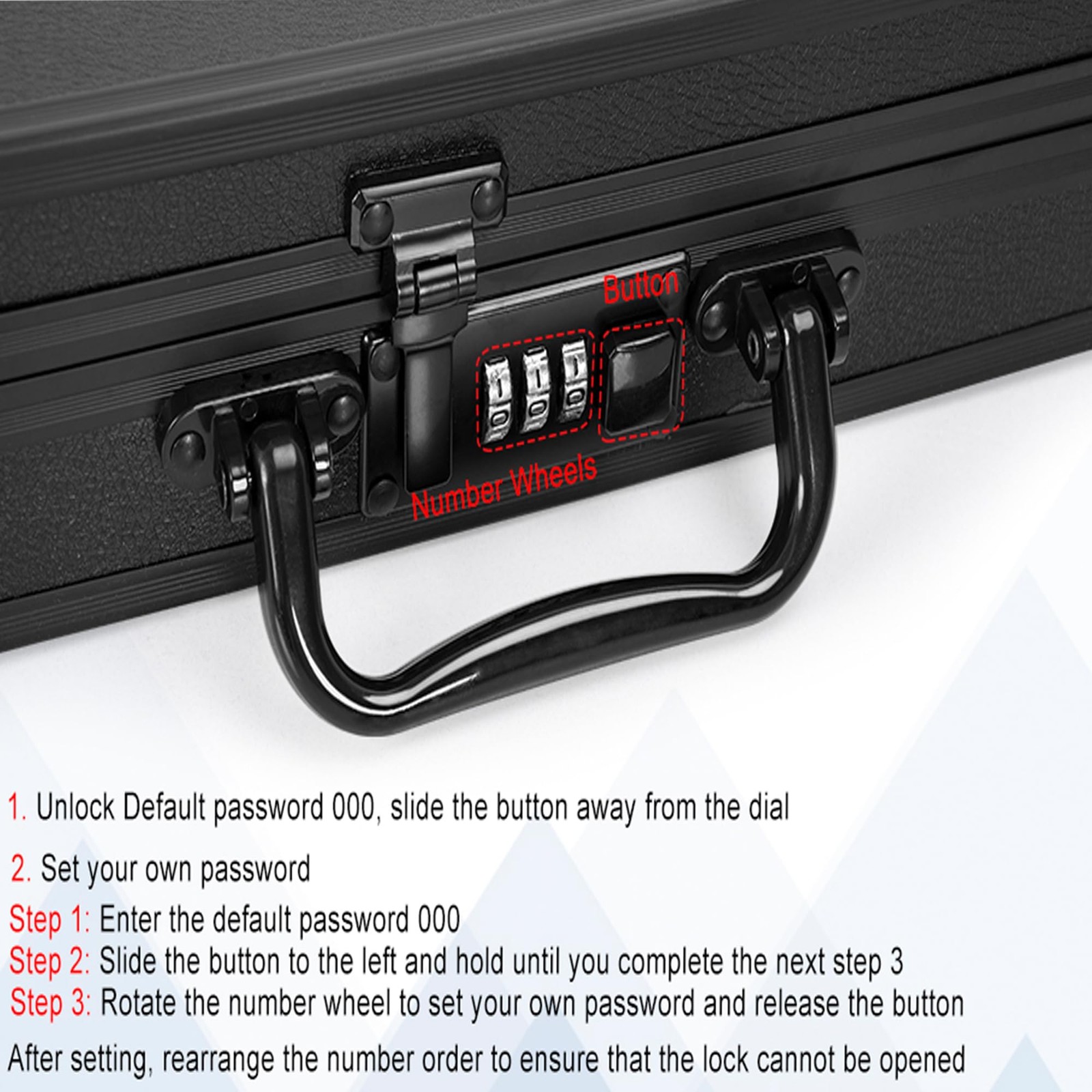Clipboard with Storage Combination Lock with Handle, Metal clipboard with Sto…