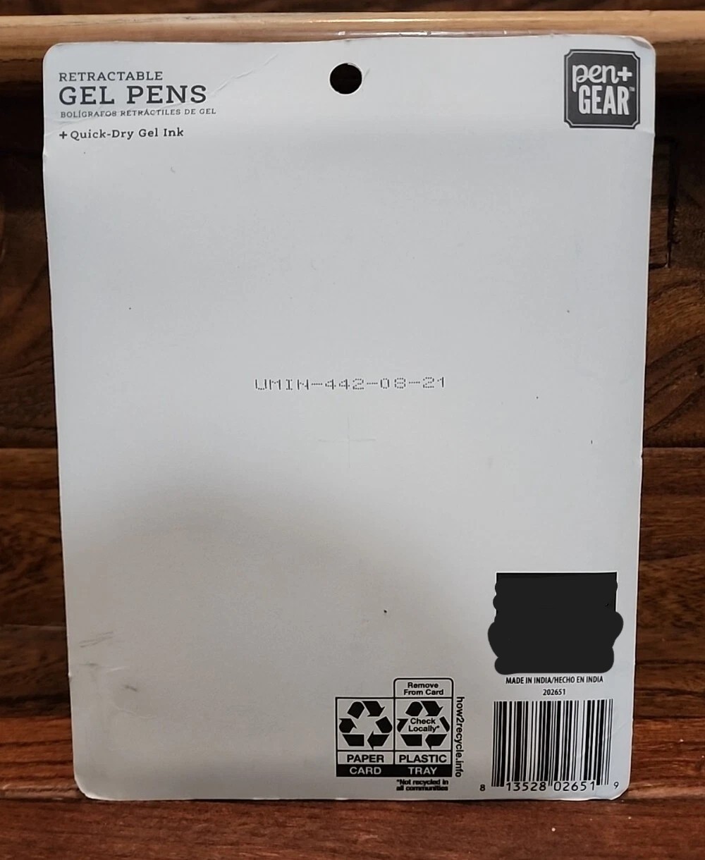 PEN + GEAR Retractable 0.7mm Gel Pens Black Ink Pack of 12- BRAND NEW