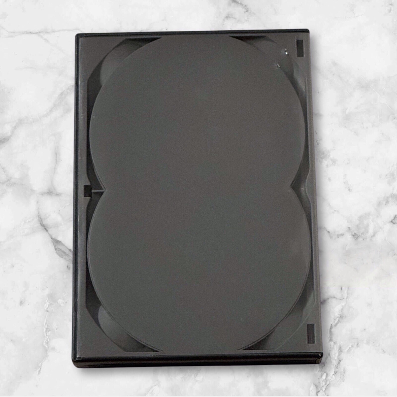 2-Pack-22mm Black 5 Disc DVD Cases With Booklet Clips