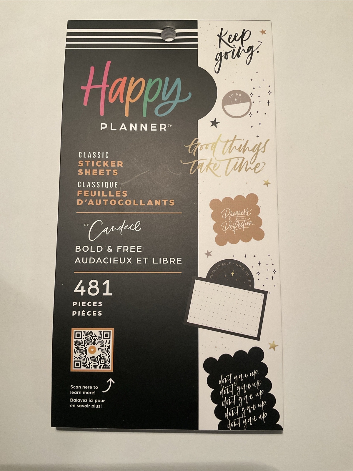 Happy Planner Bold & Free Classic Planner Stickers 481 pcs FAST FREE shipping!