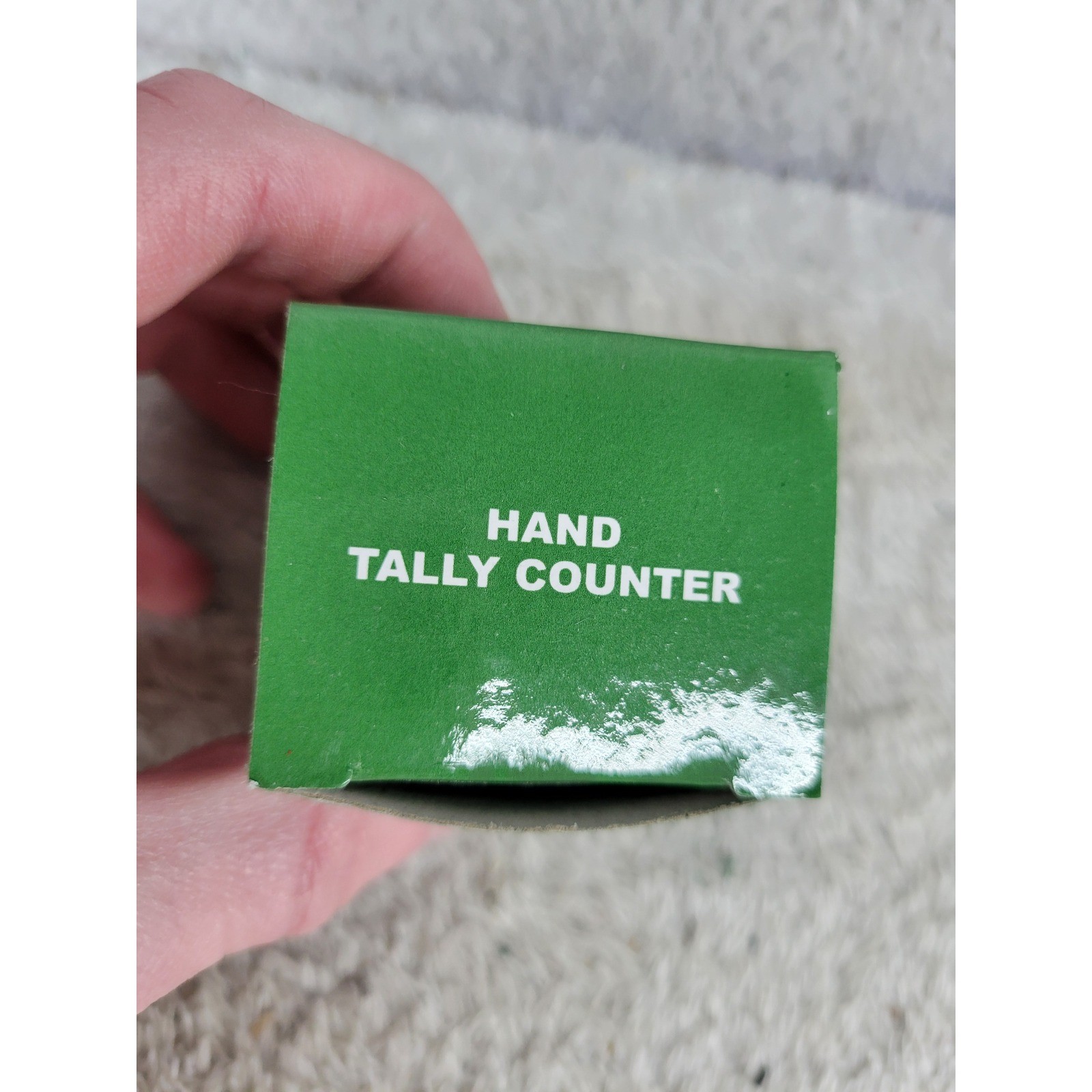 UIC1100 Hand Tally Counter Clicker Metal Chrome 4 Digit