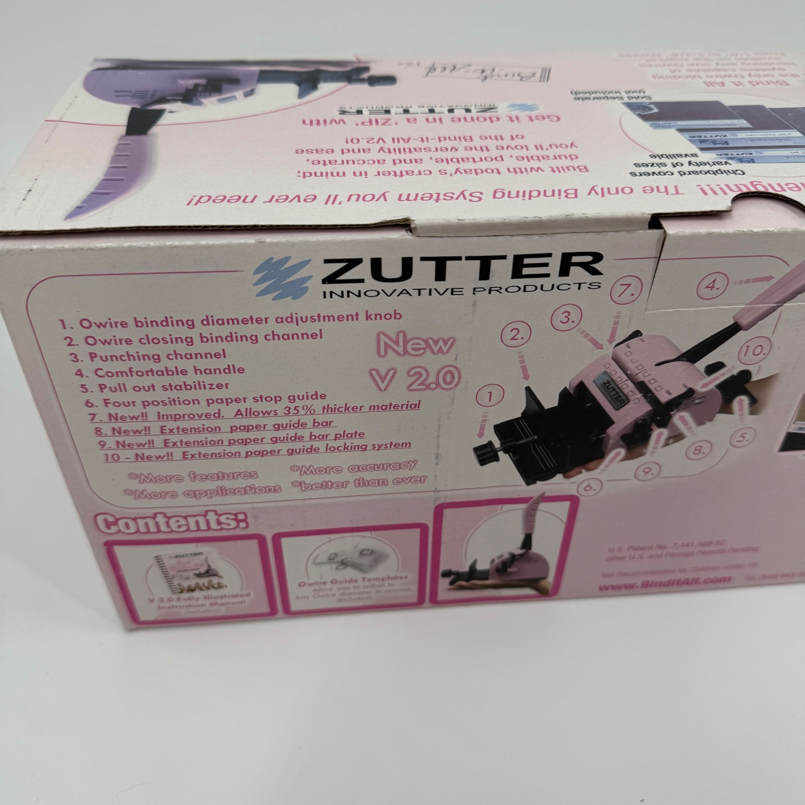 Zutter Bind It All Version 2.0 Original Wire Binding System + Wires Bundle
