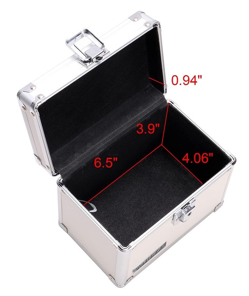 Vaultz Locking 3×5 Index Card File Box – White (discontinued)