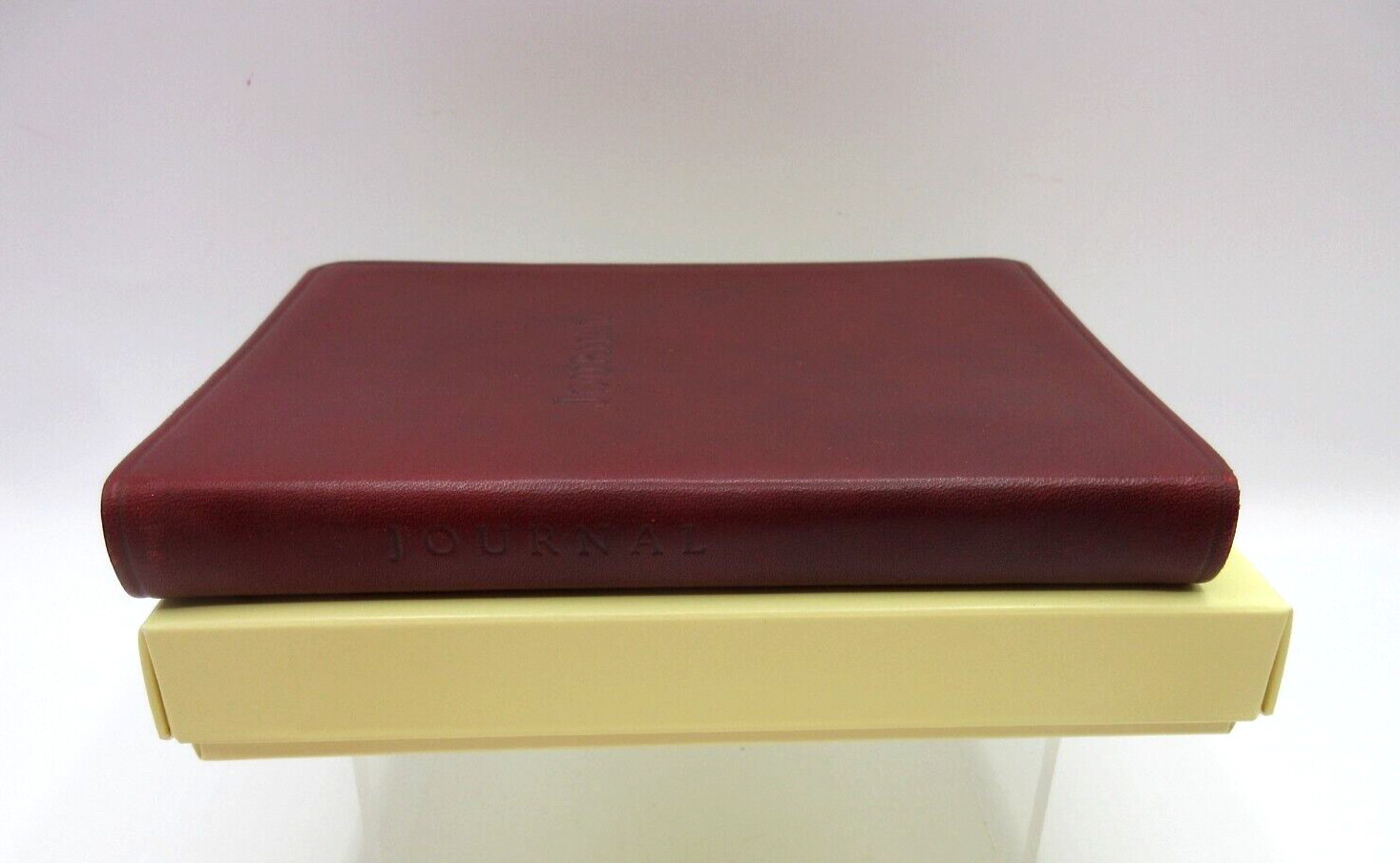Journal 4×6″ Full Grain Leather Cover 240 Lined Pages Graphic Image $60 Clay