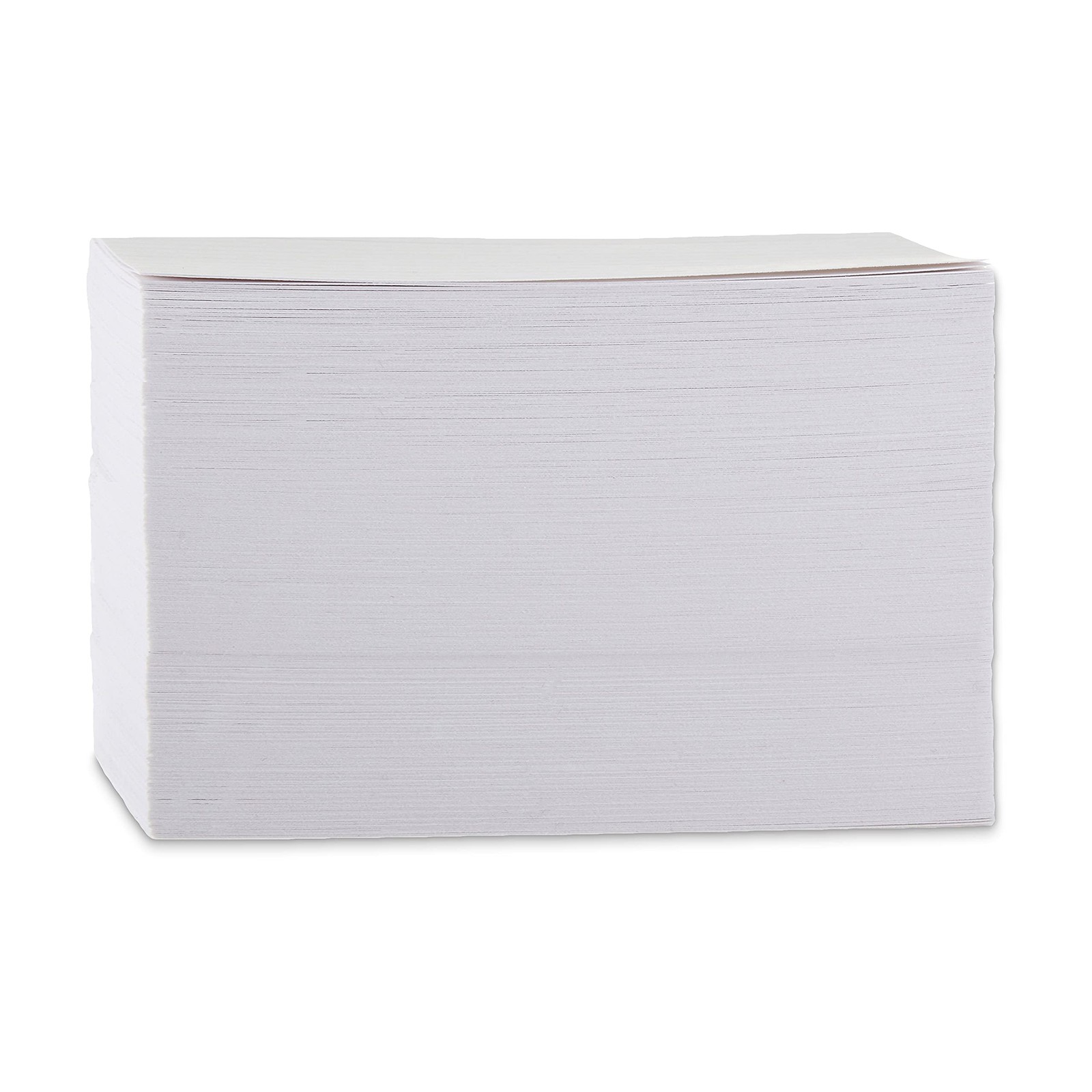 Amazon Basics Heavy Weight Ruled Index Cards for 100 Count (Pack of 3), White