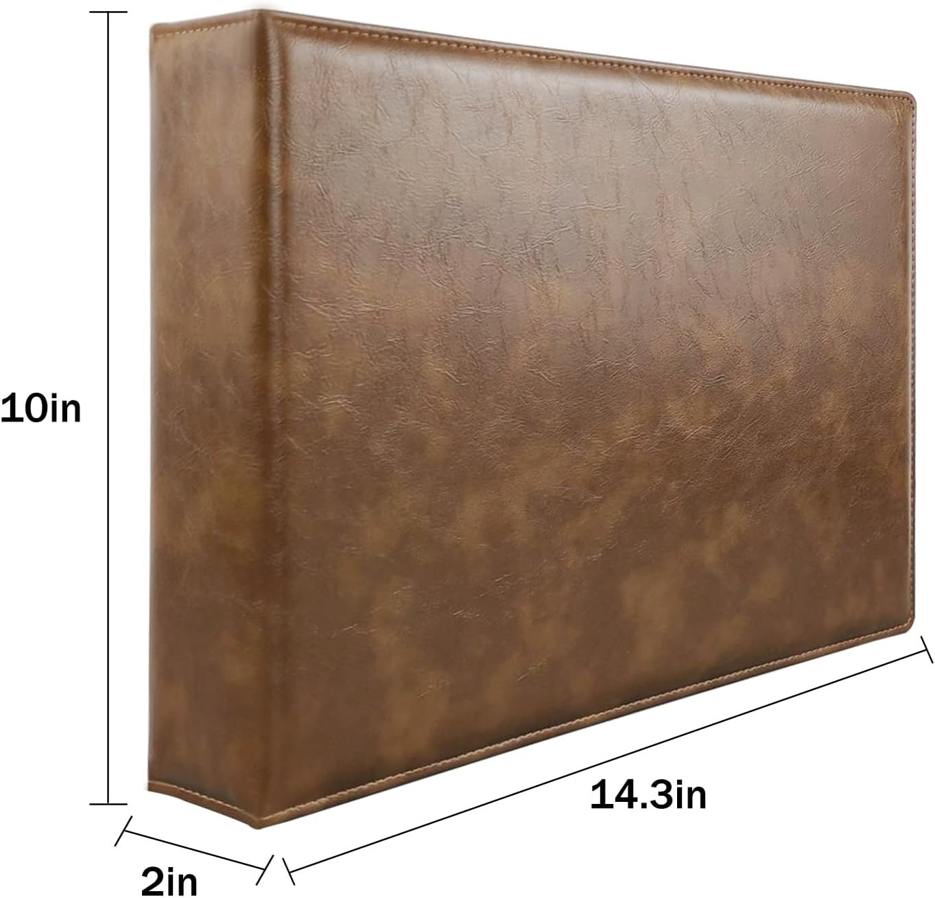 7 Ring Business Checkbook Binder 600 Checks Capacity,Pu Leather Cover，9X13 Inch
