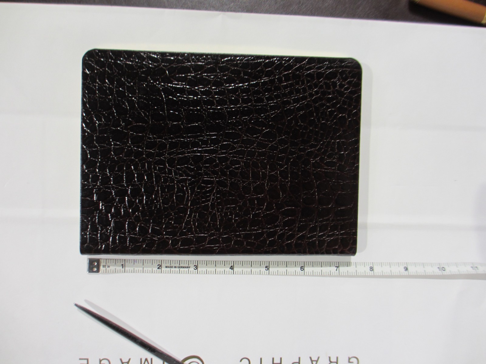 Journal 7″ Leather Soft Cover 224 Lined Pages Graphic Image List$90 Brown Croco