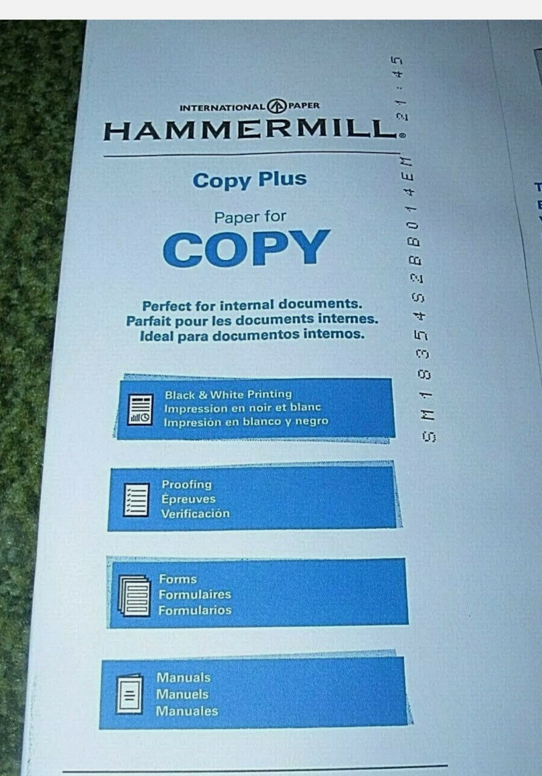 Hammermill Economy Copy Plus Paper Ham 500sheets single pack