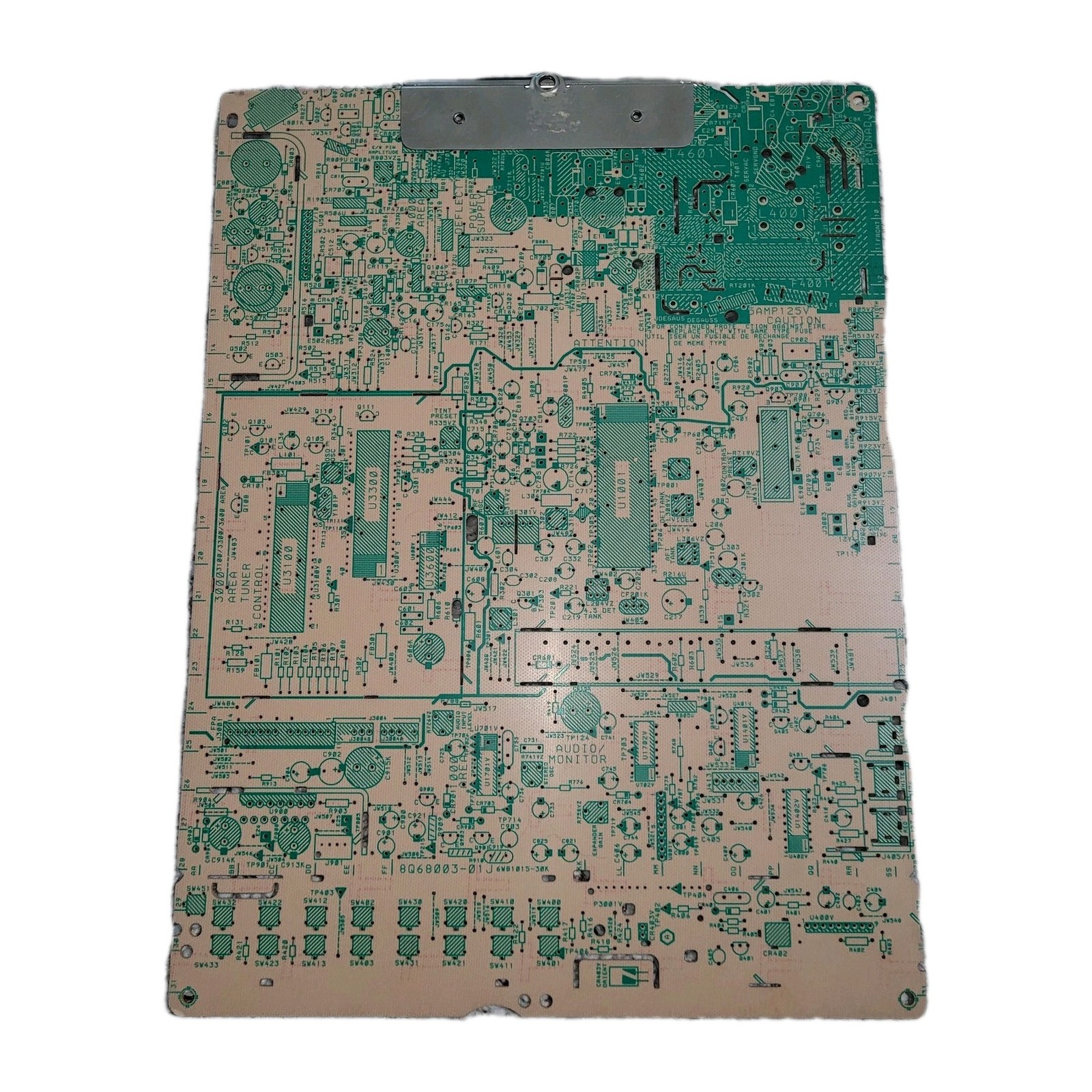 Recycled Circuit Motherboard Clipboard 13inX9.5in