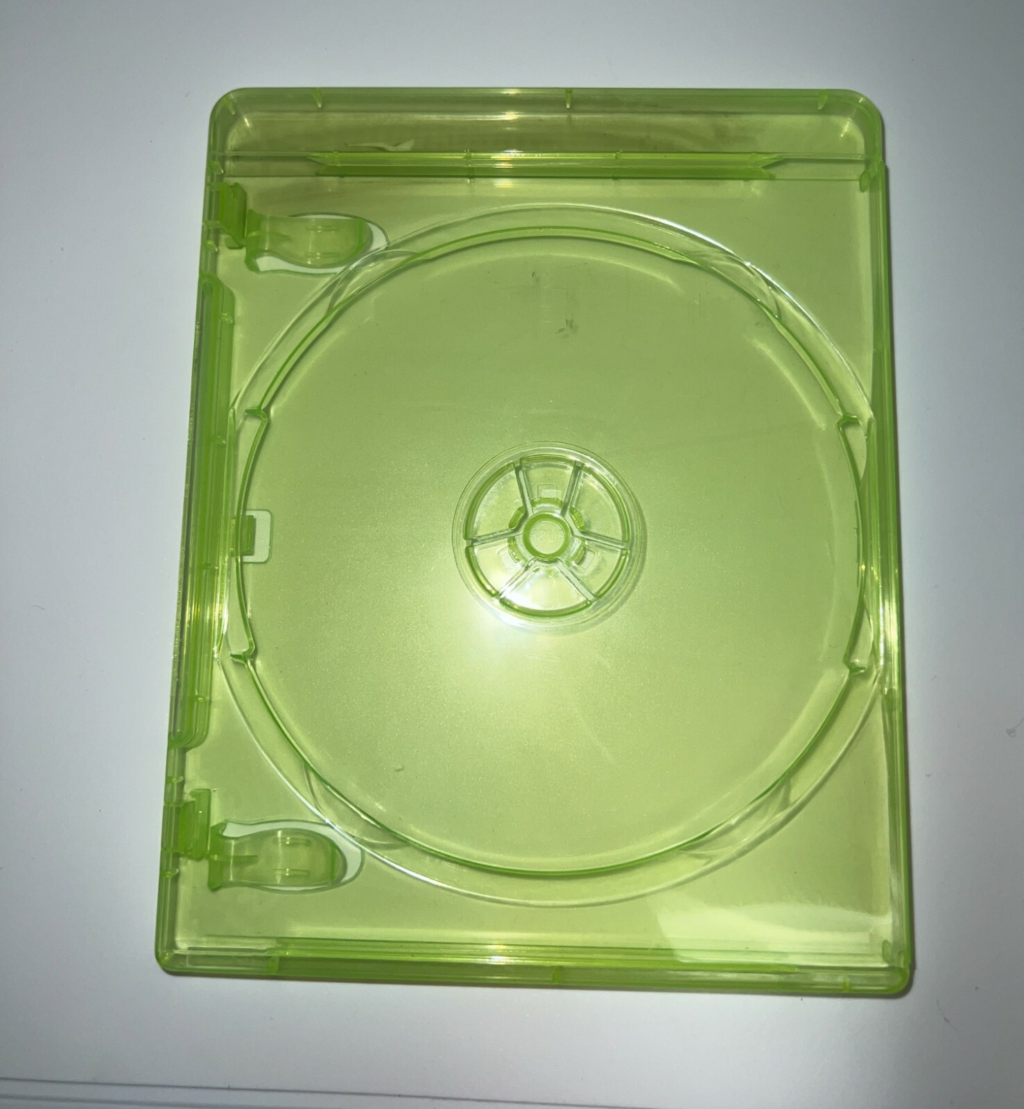 10 NEW Grn-Ray Disc DVD Case No Sleeve, No Logo, Transparent Green, GRN-RAY