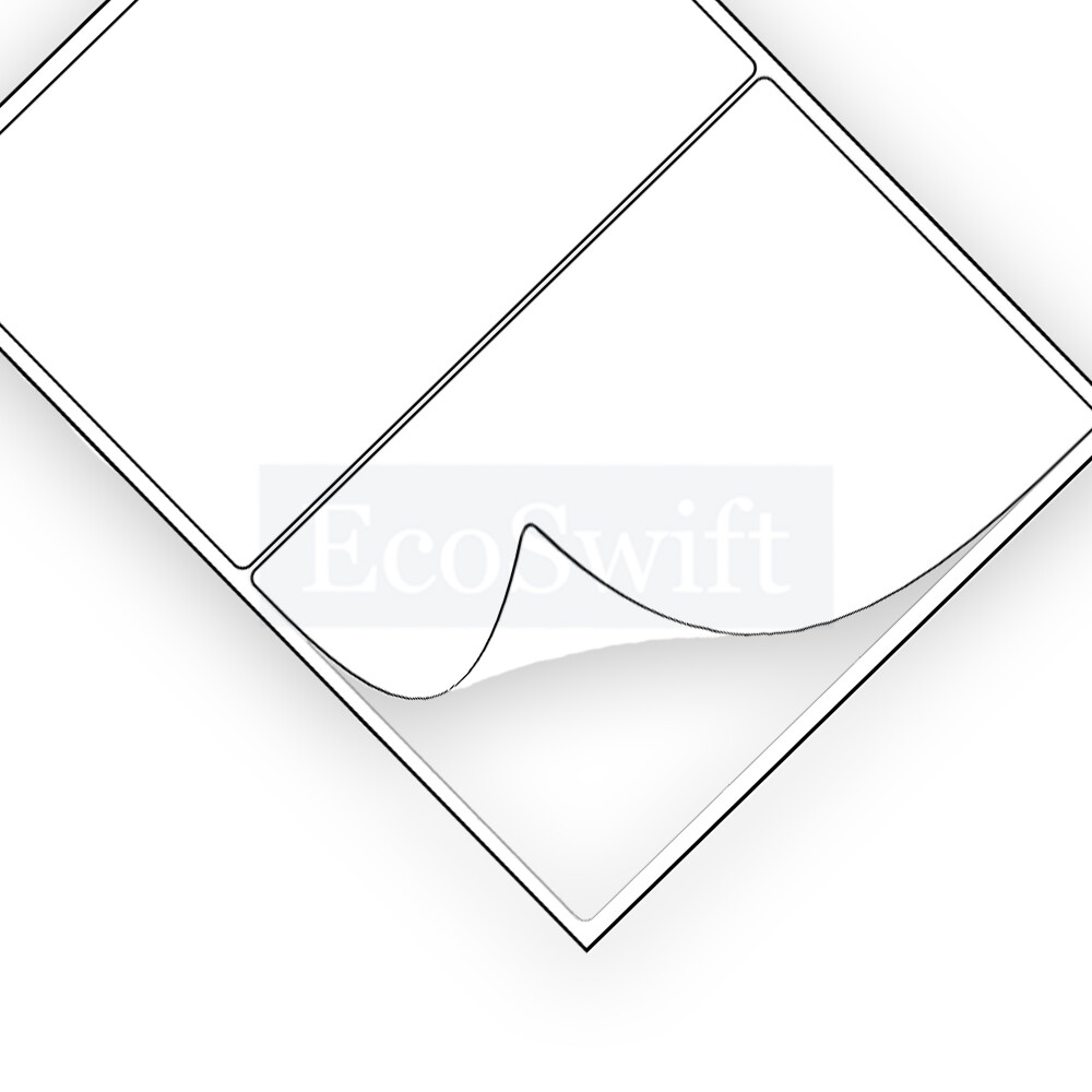 (300) 8.5 x 5.5 XL EcoSwift Shipping Half-Sheet Self-Adhesive eBay PayPal Labels