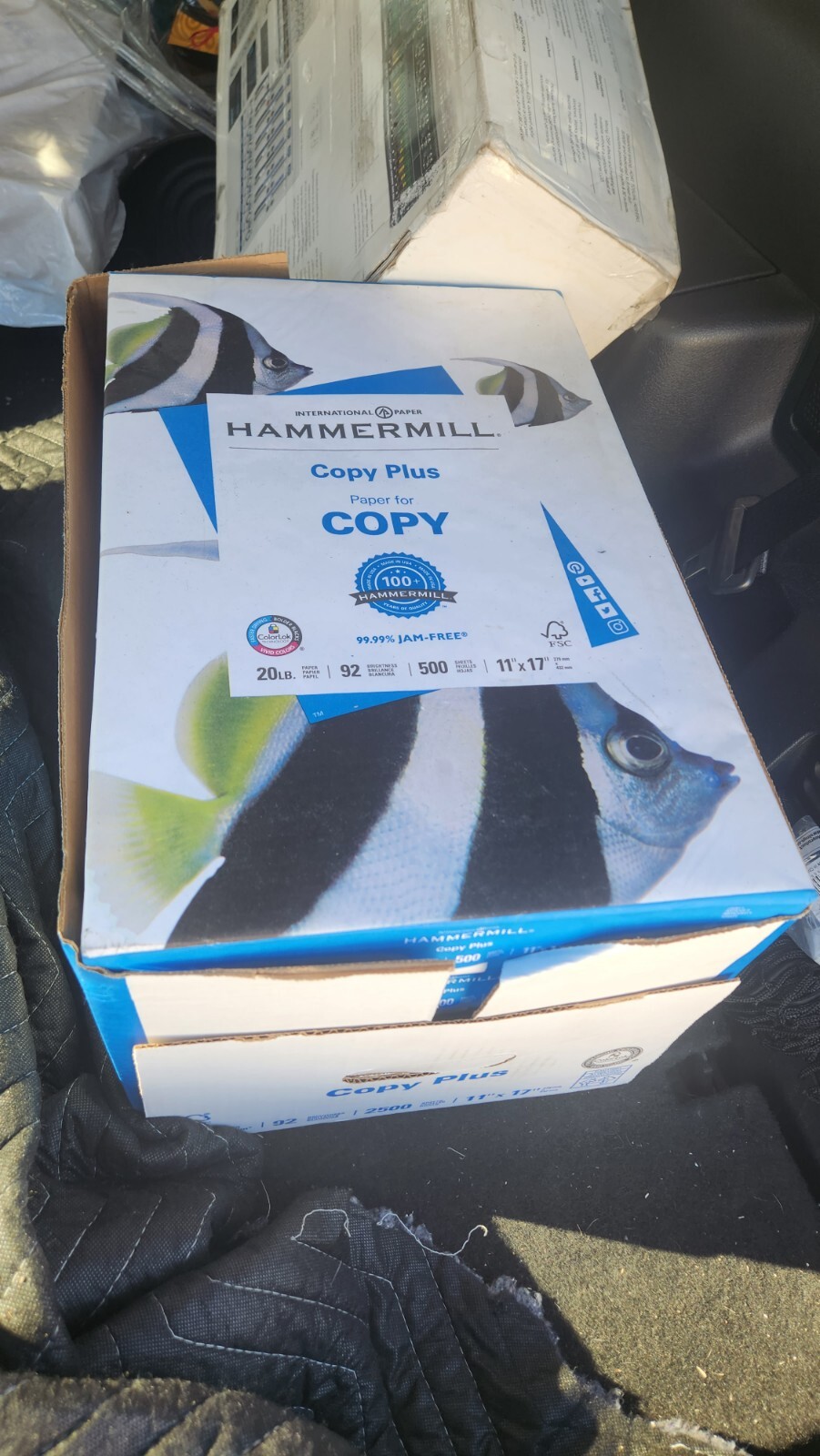 Hammermill Copy Plus 8.5″” x 11″” Copy Paper 20 lbs. 92 Brightness 500/Ream 5