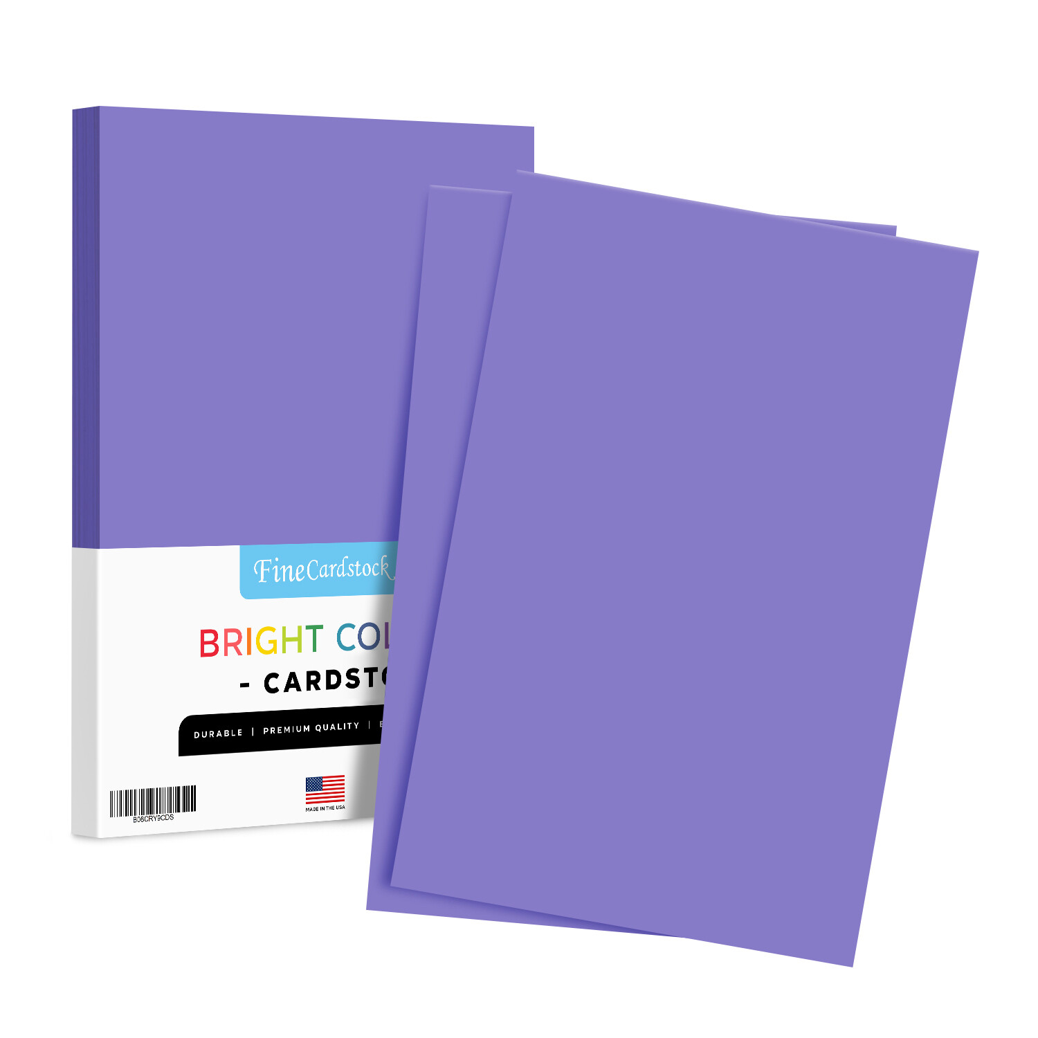 Venus Violet Bright Color Cardstock, 65lb Cover (176GSM), 11 x 17, 50 Sheets