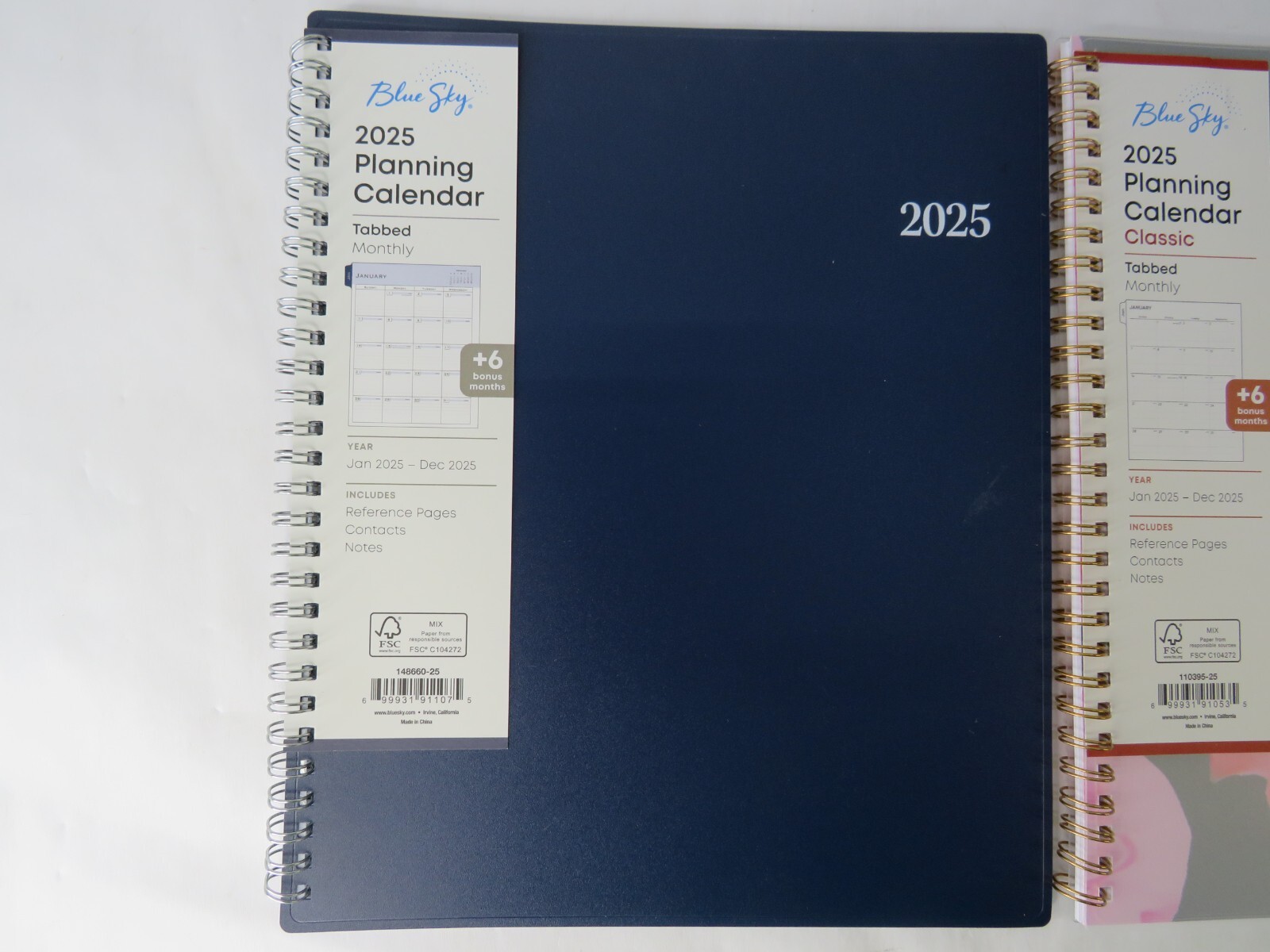 2 2025 Blue Sky Joselyn & Blue 8″ x 10″ Monthly Planner Planning calendar