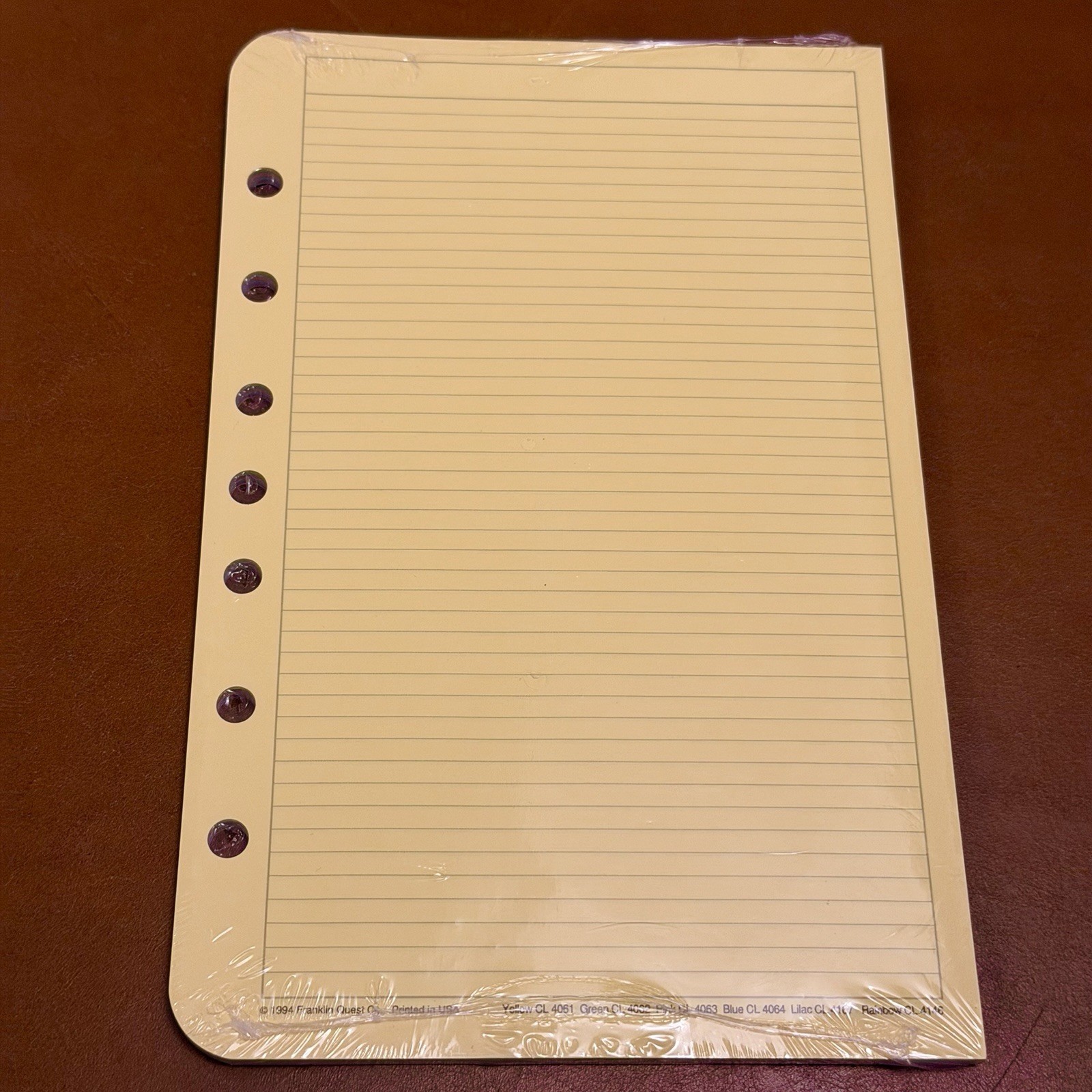 Franklin Covey Planner Lined Rainbow Pages Refill – Classic 50 Sheets
