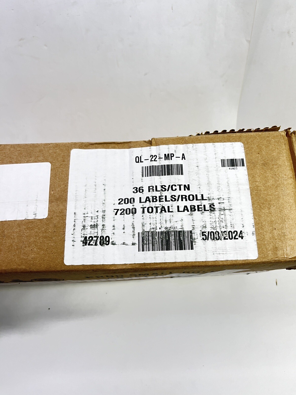 Digi-Trax Blank Laboratory Labels 36 Rolls 7,200 Total 2” X 2” QL-22-MP-A