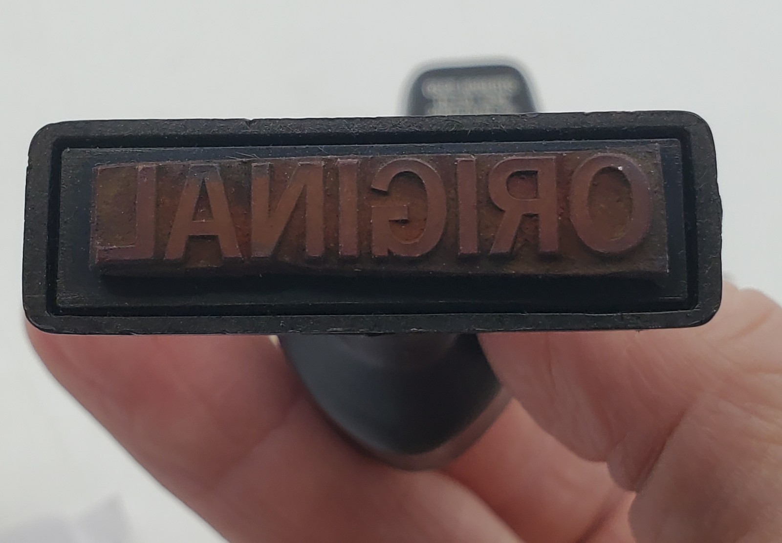 5 Vintage Office Stamp Lot●Rubber/Wood&Plastic●Excellent Condition