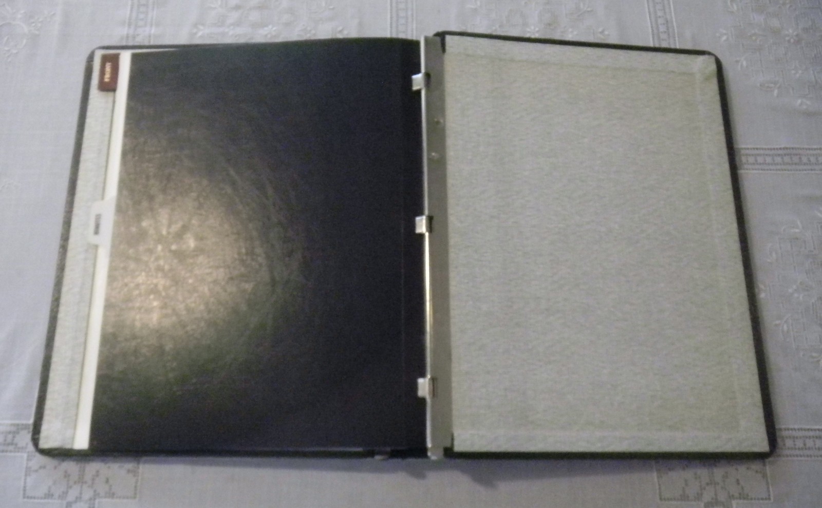 Vintage NATIONAL 98-731 “Minute Book” Binder Maroon Leatherette For 8.5 x 11 in