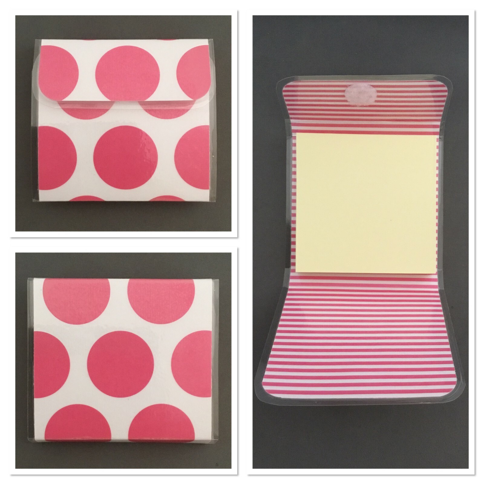 Sticky Note Holder Fold-Up Case (Plain-No Logo) Mix & Match Can Personalize