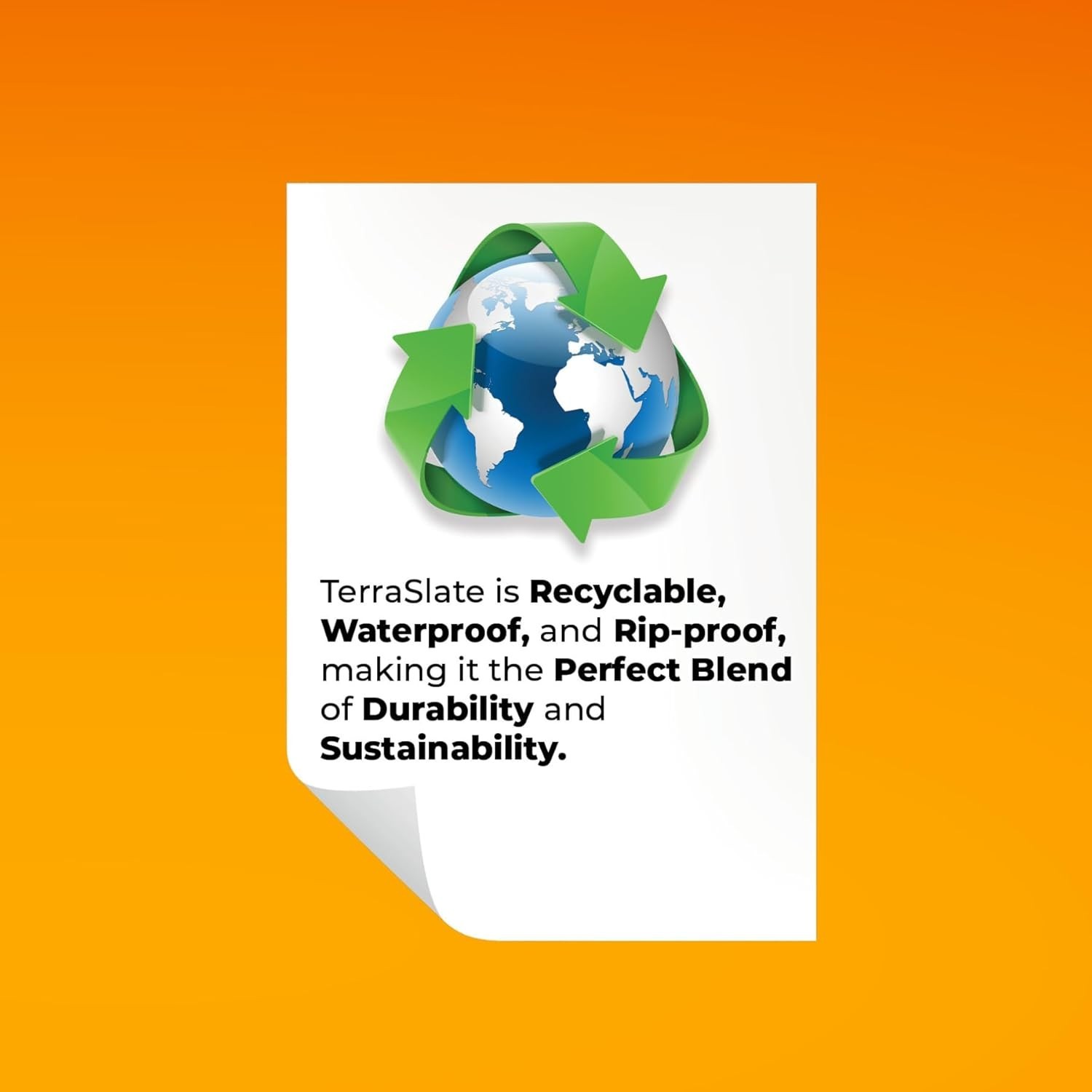 TerraSlate (1000 Sheets) Premium Weatherproof Printer Paper 8.5 x 11 In Letter