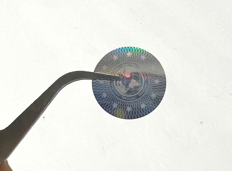 100 ROUND HOLOGRAM SECURITY WARRANTY VOID LABELS STICKERS 0.8″x0.8″ or 20mmx20mm