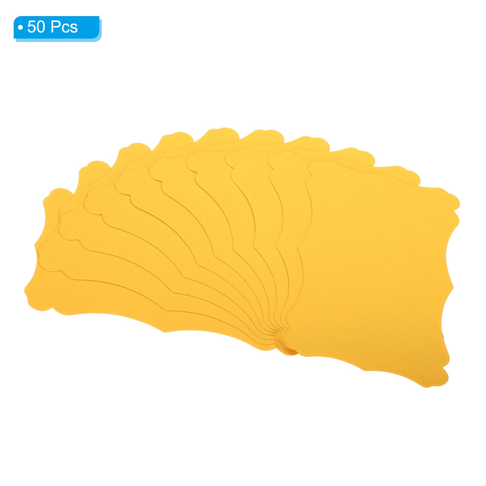 3″x5″ Blank Paper Business Cards 50 Pack Index Flash Cards Yellow