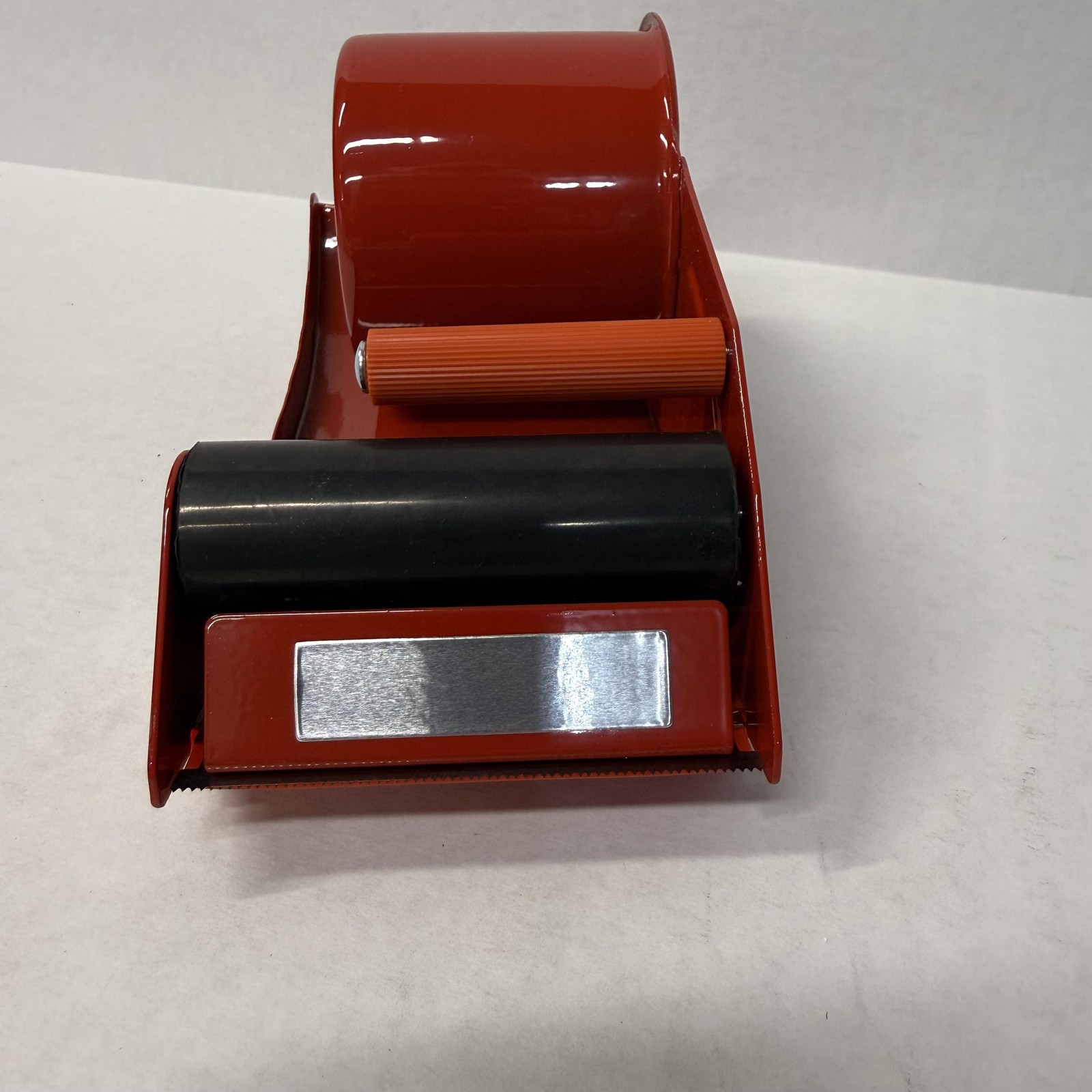 Uline H-1162 Red Metal Packing Tape Dispenser Shipping Box Sealing Handheld Tool