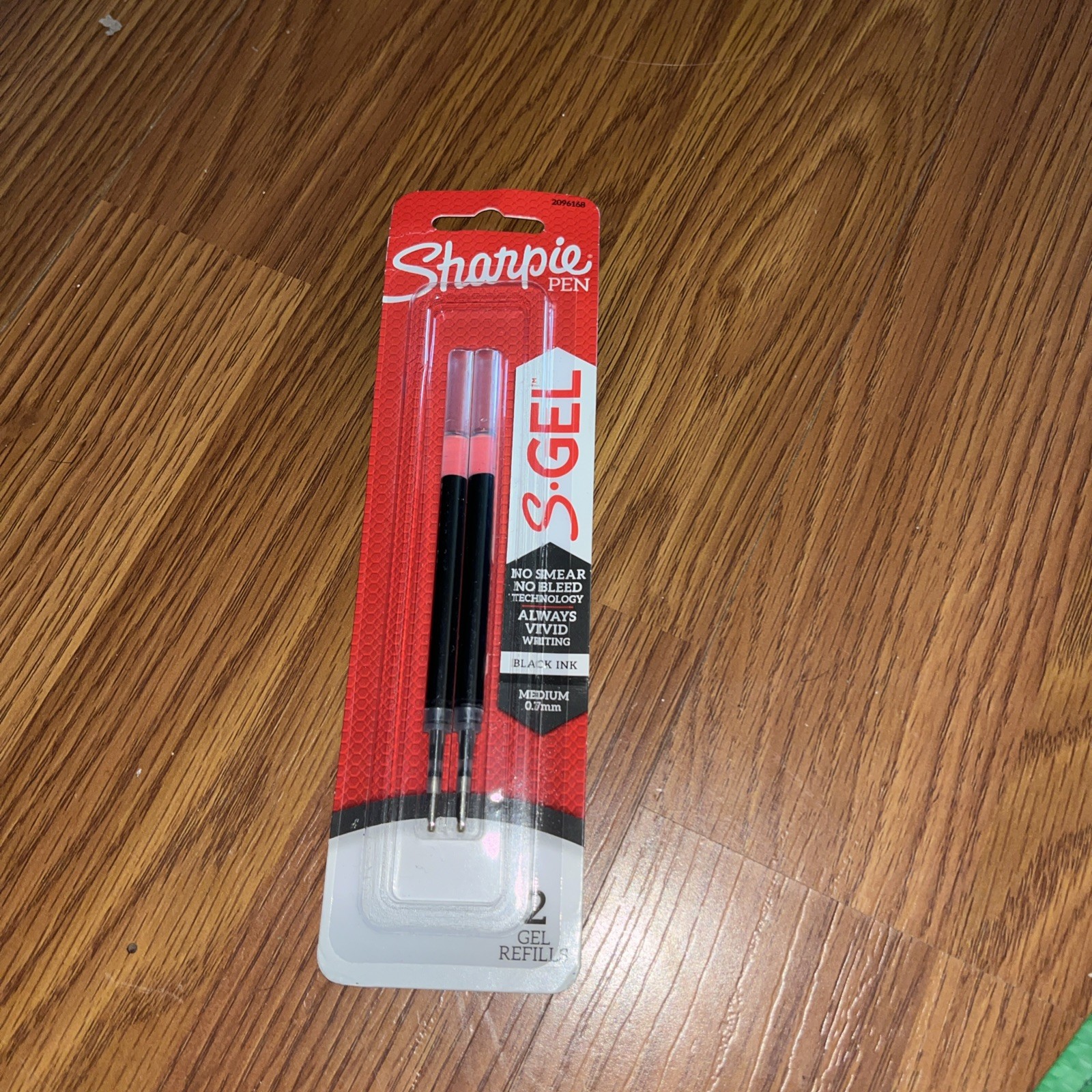 Sharpie S-Gel Gel-Ink Pen Refill Medium Point Black Ink 2/Pack NEW SEALED