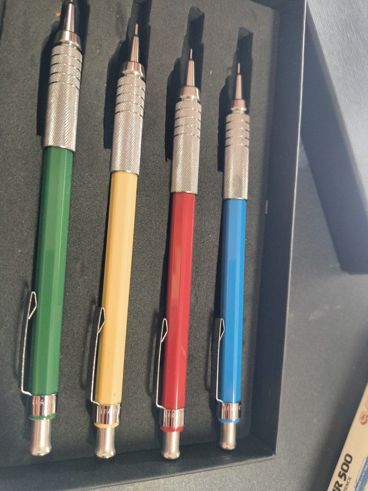 Pentel GraphGear 500 Limited Edition 4 Count (Pack of 1), Multicolor