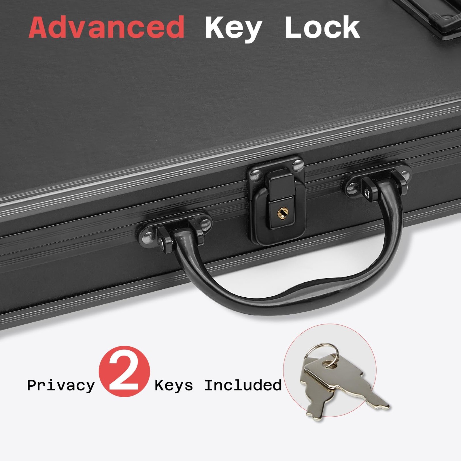 Key Lock Clipboard Storage Box, Heavy Duty Clipboard with Storage, Metal Lock…